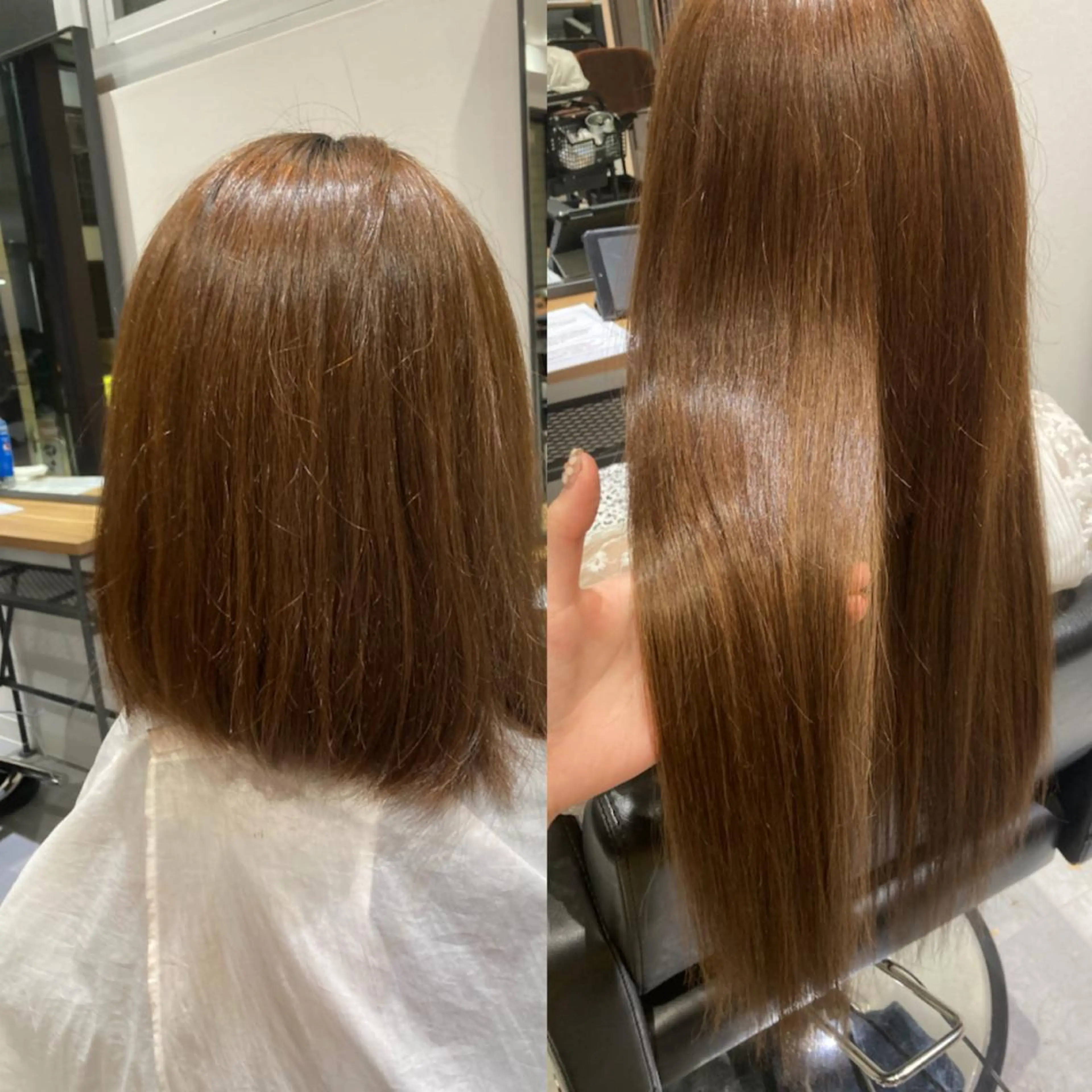 ショート エクステ ENA💗NEXT /ハイトーンエクステのヘアスタイル