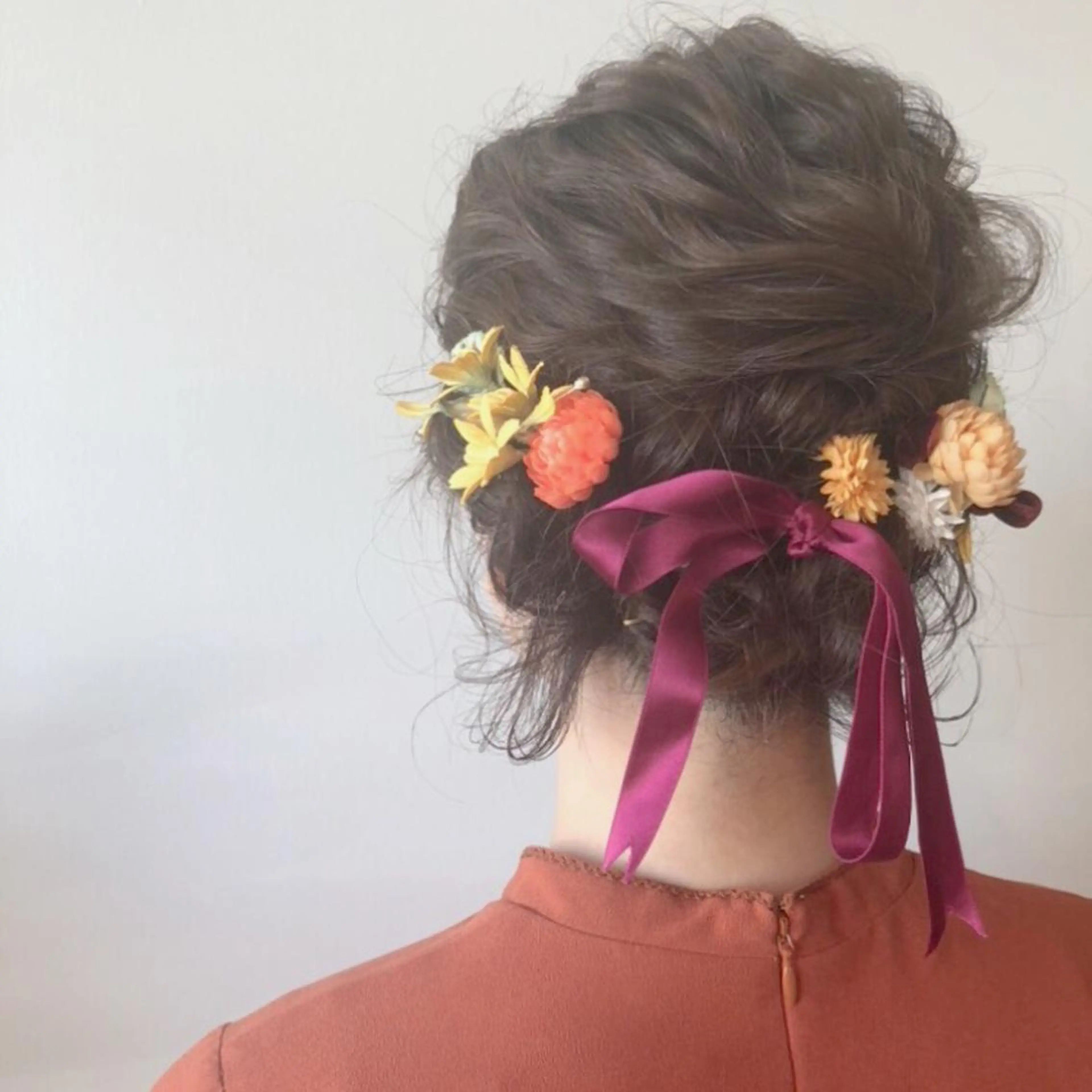 ミディアム カラー ヘアアレンジ 透明感カラー🌿 CARICIA三浦のヘアスタイル