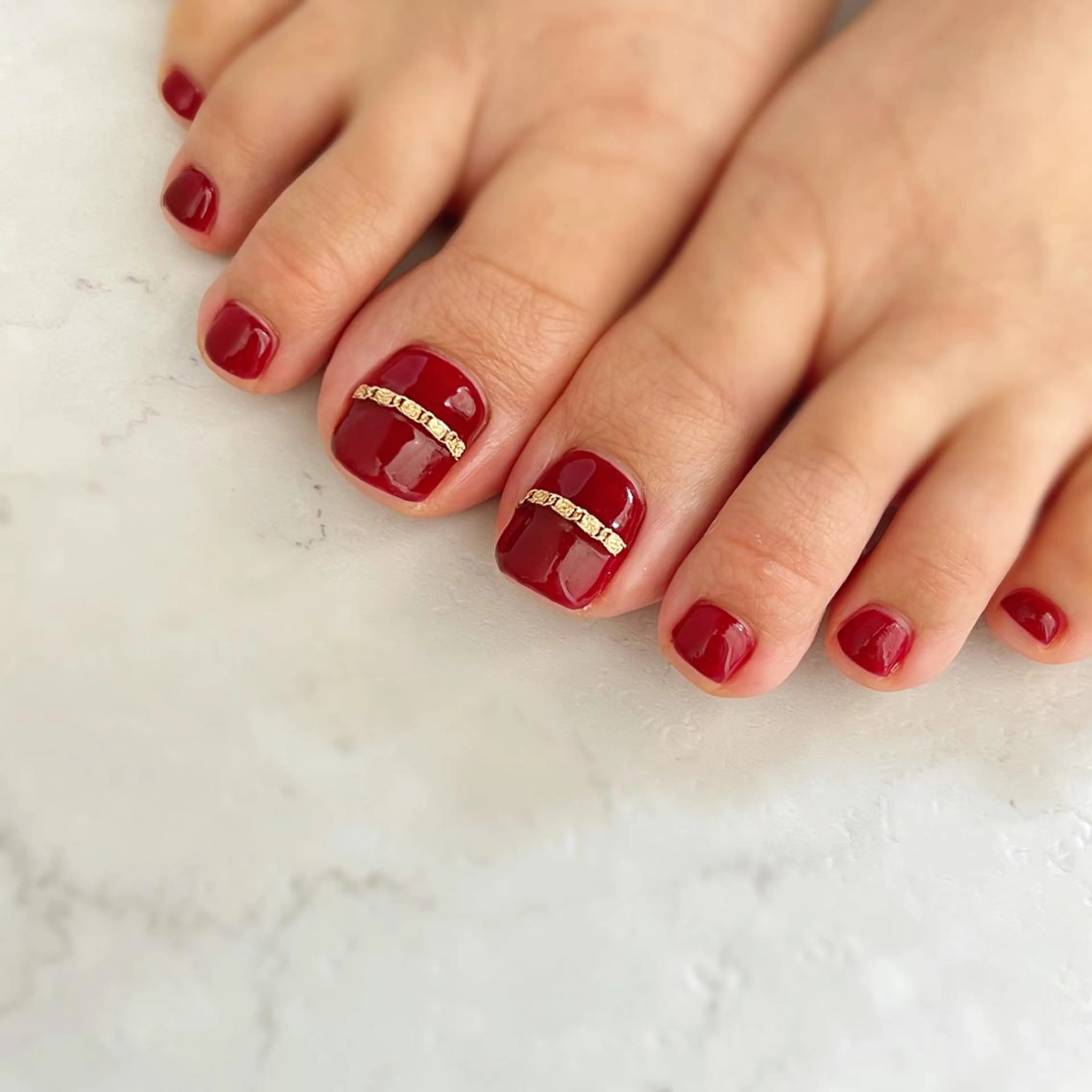 ネイル ゴールド nail salon Regaosのネイルデザイン