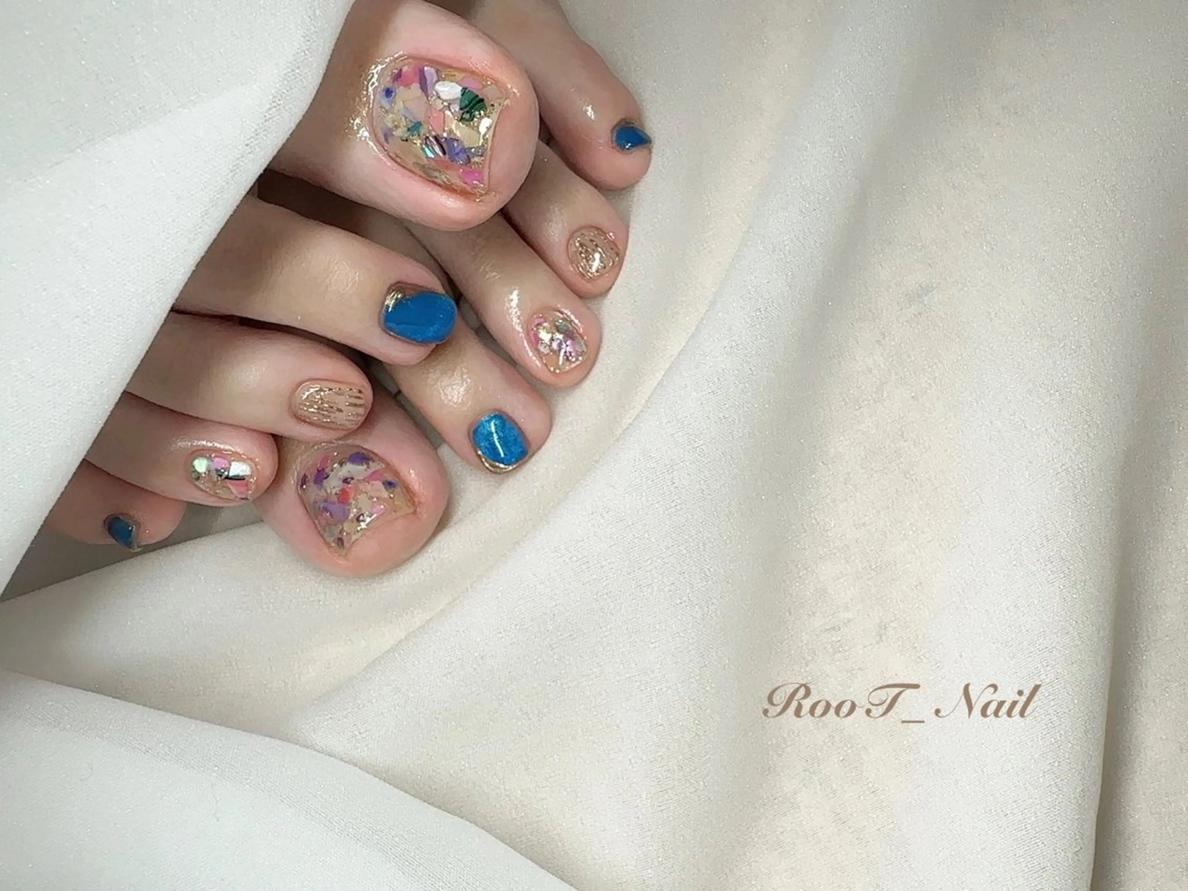 ネイル フットネイル フットネイル RooT Nailのネイルデザイン