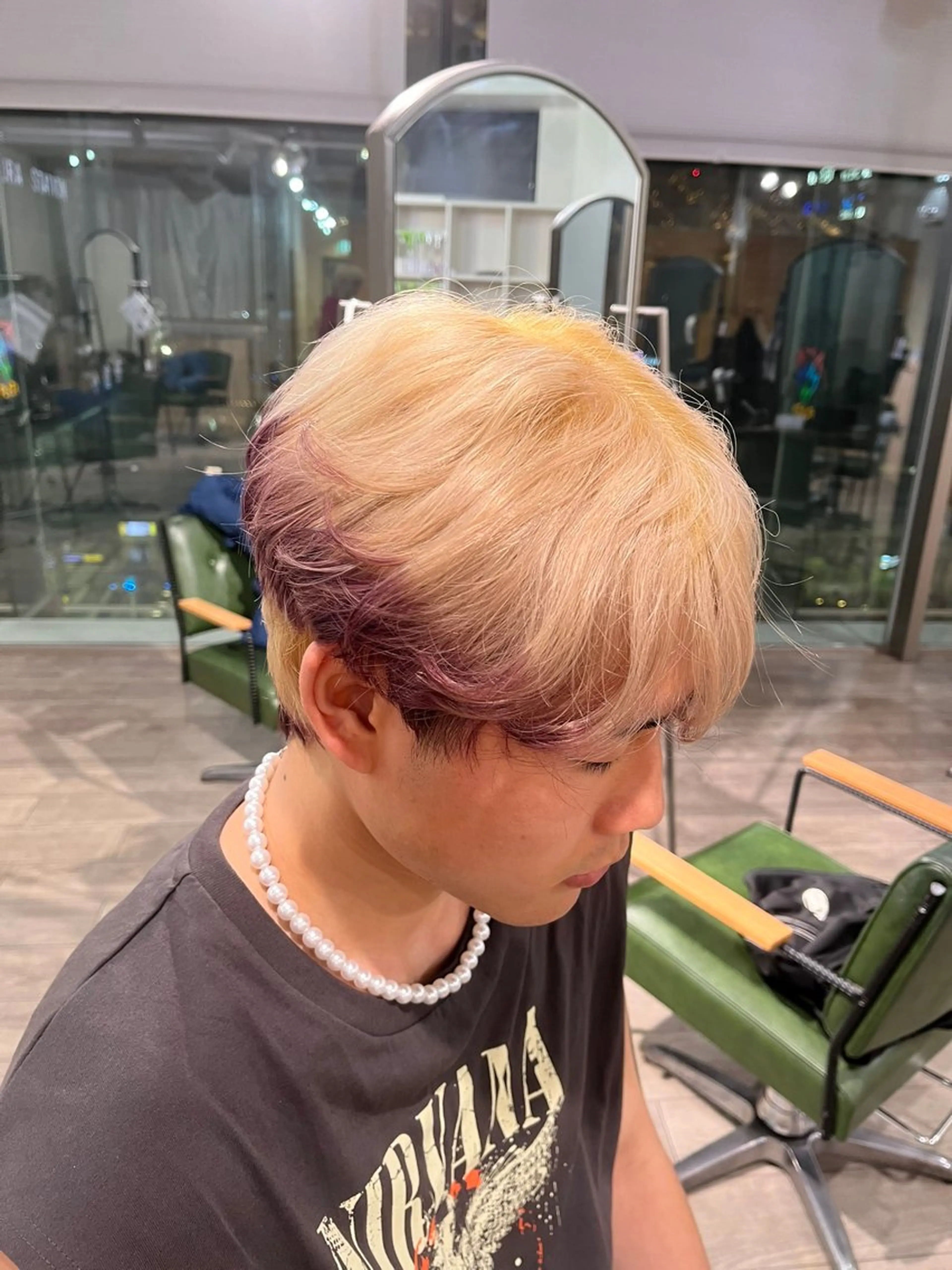 カラー ヘアカラー 立石 旭良のヘアスタイル