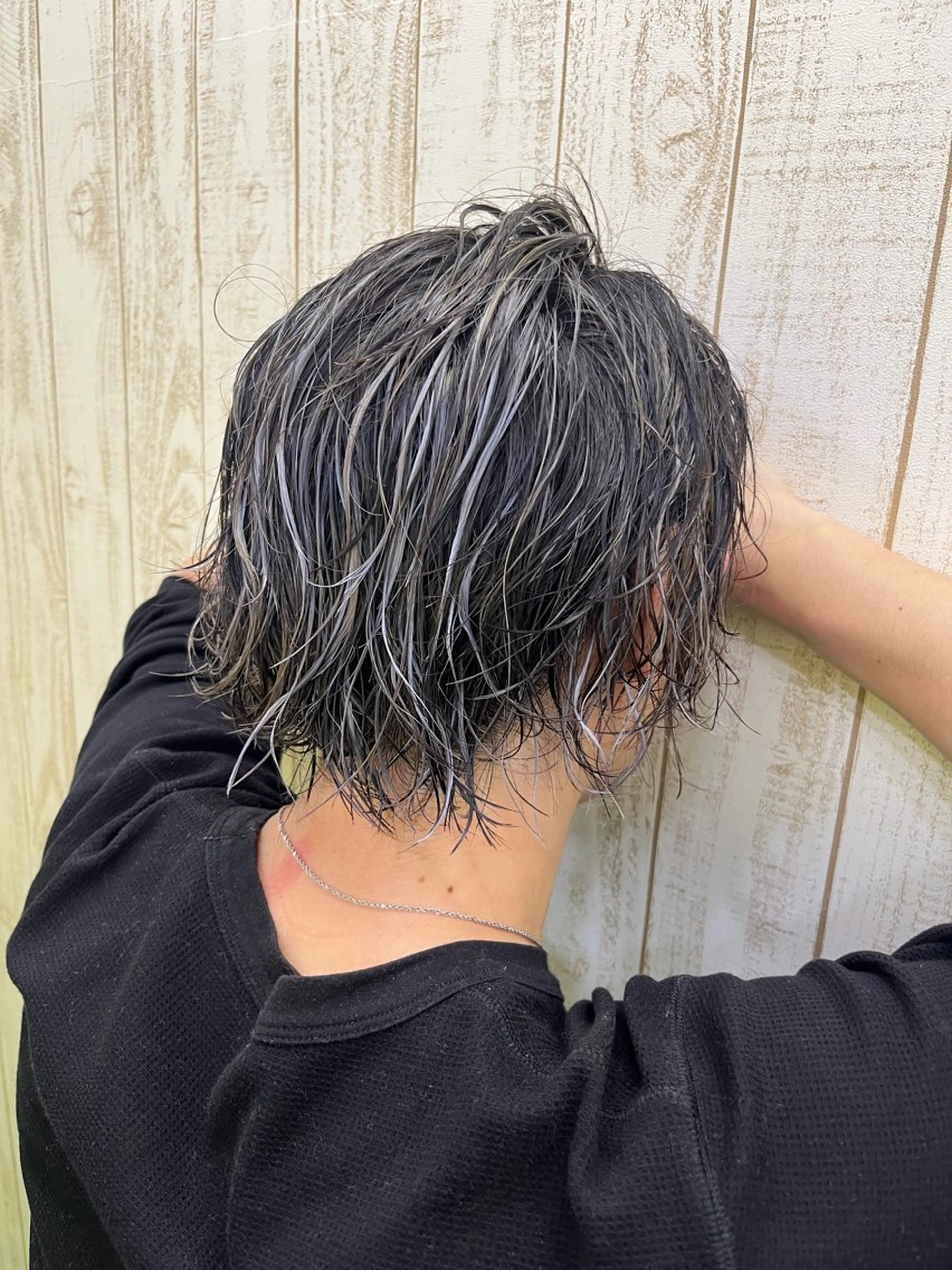 カラー メンズ メンズメッシュ メッシュ Ancheribyflammeum大船店所属・工藤 ゆなのヘアスタイル