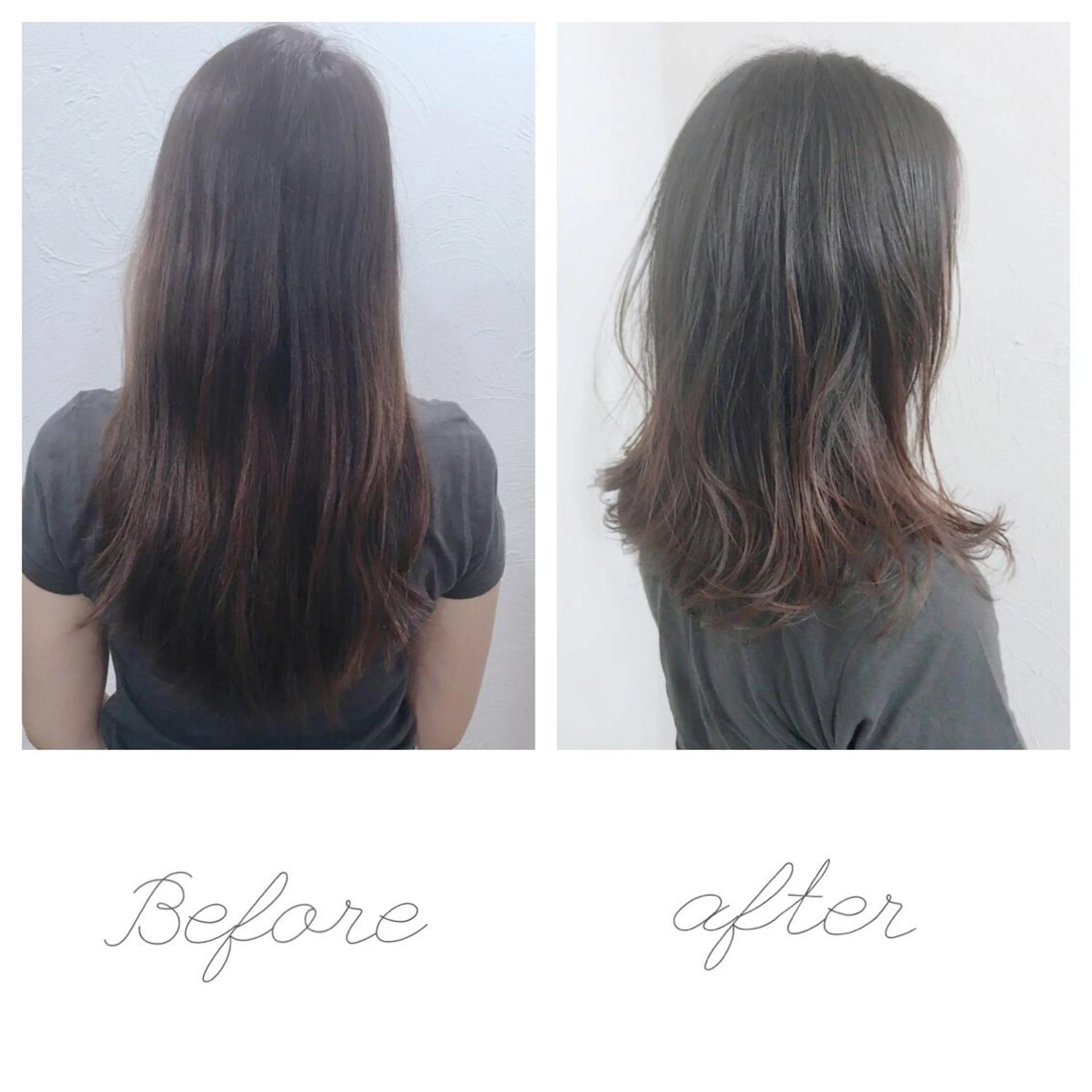 セミロング レイヤーカット 【今だけブリーチ 限定価格💕】すみのヘアスタイル