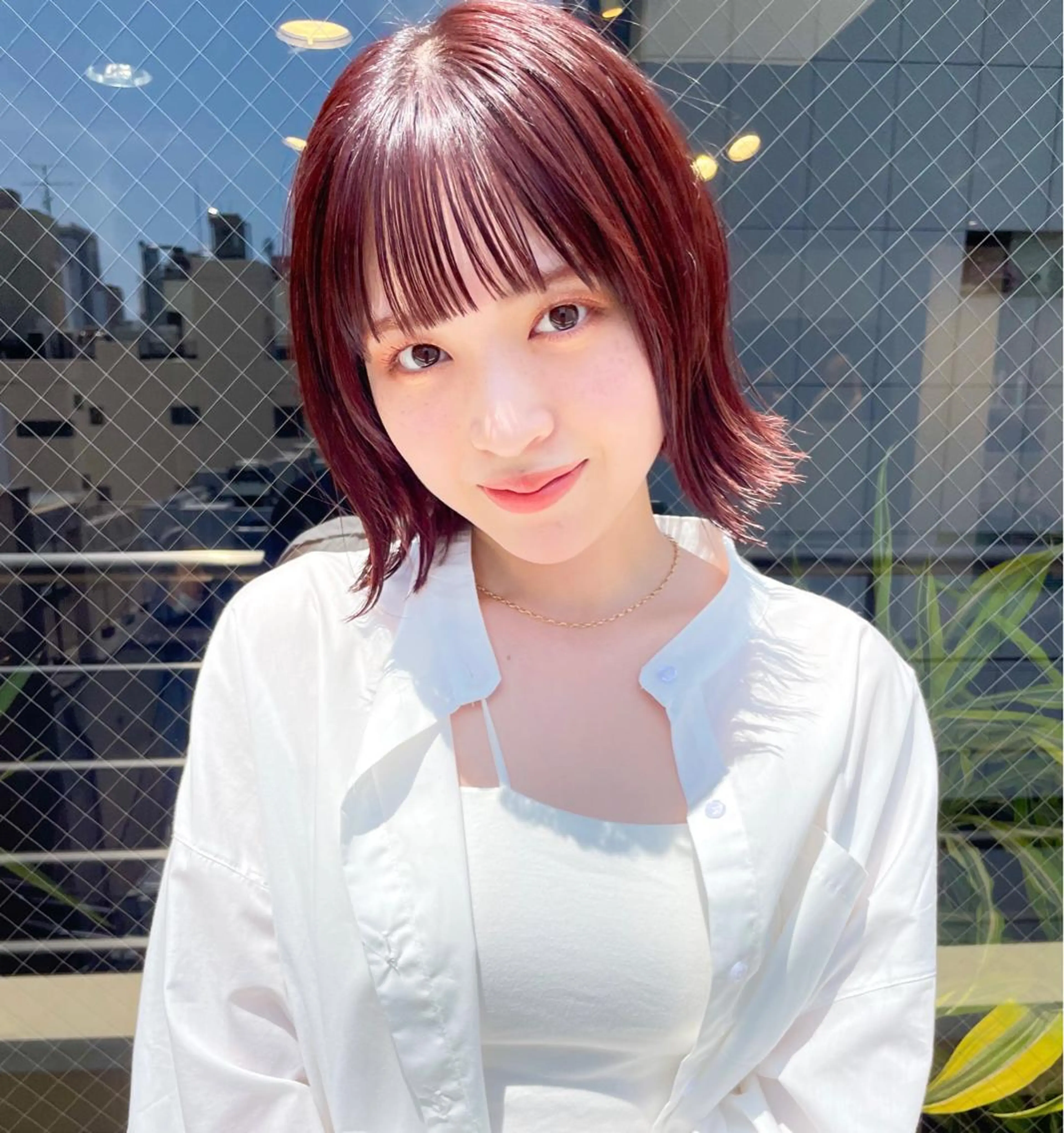 ショート 丸みショート ピンクブラウン ボブ 髪質改善 ショートヘア ボブ特化✨ 松本竜之介のヘアスタイル