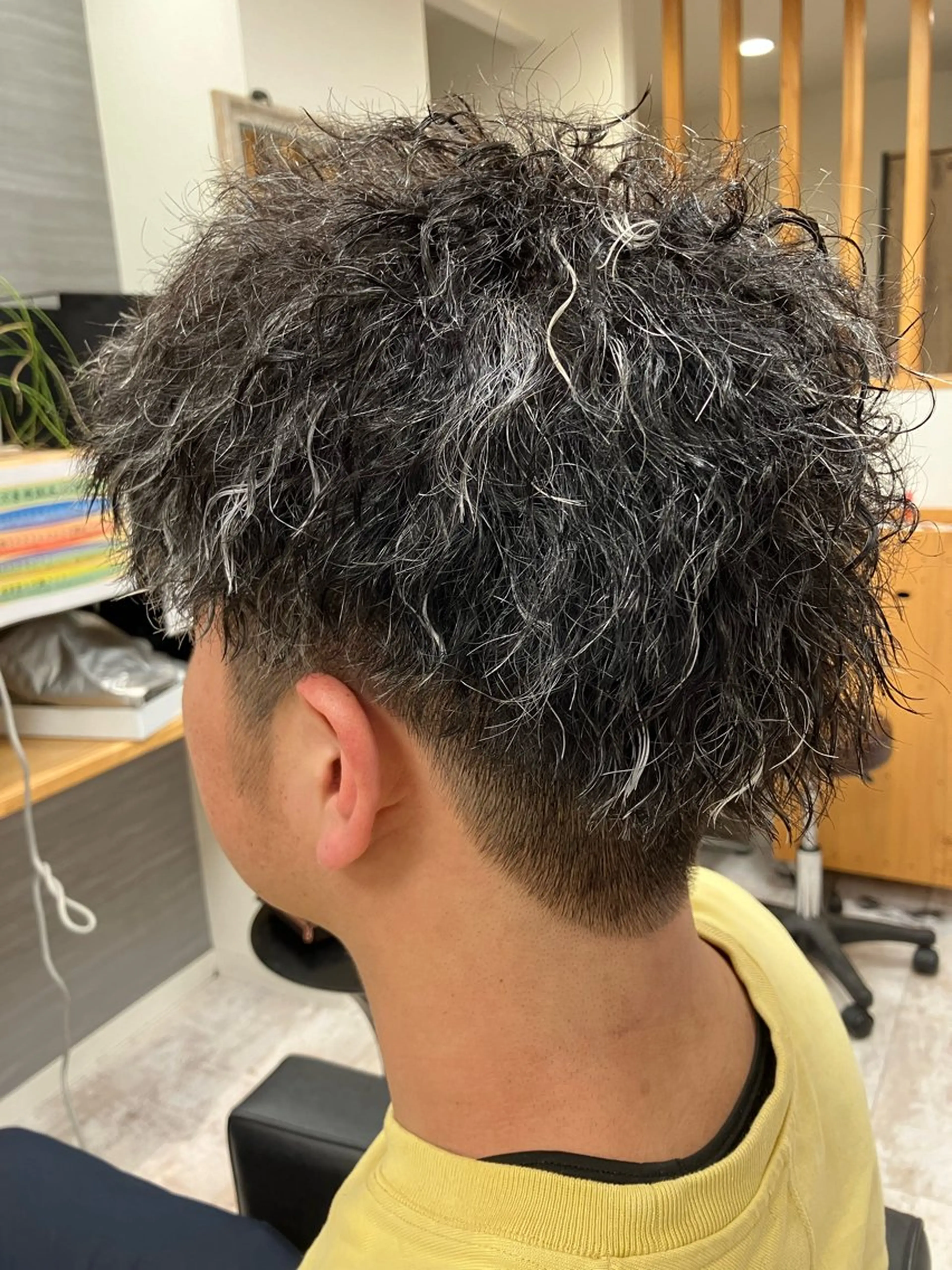 パーマ メンズ カット パーマ メンズ特化/パーマ/ フェードWATARUのヘアスタイル