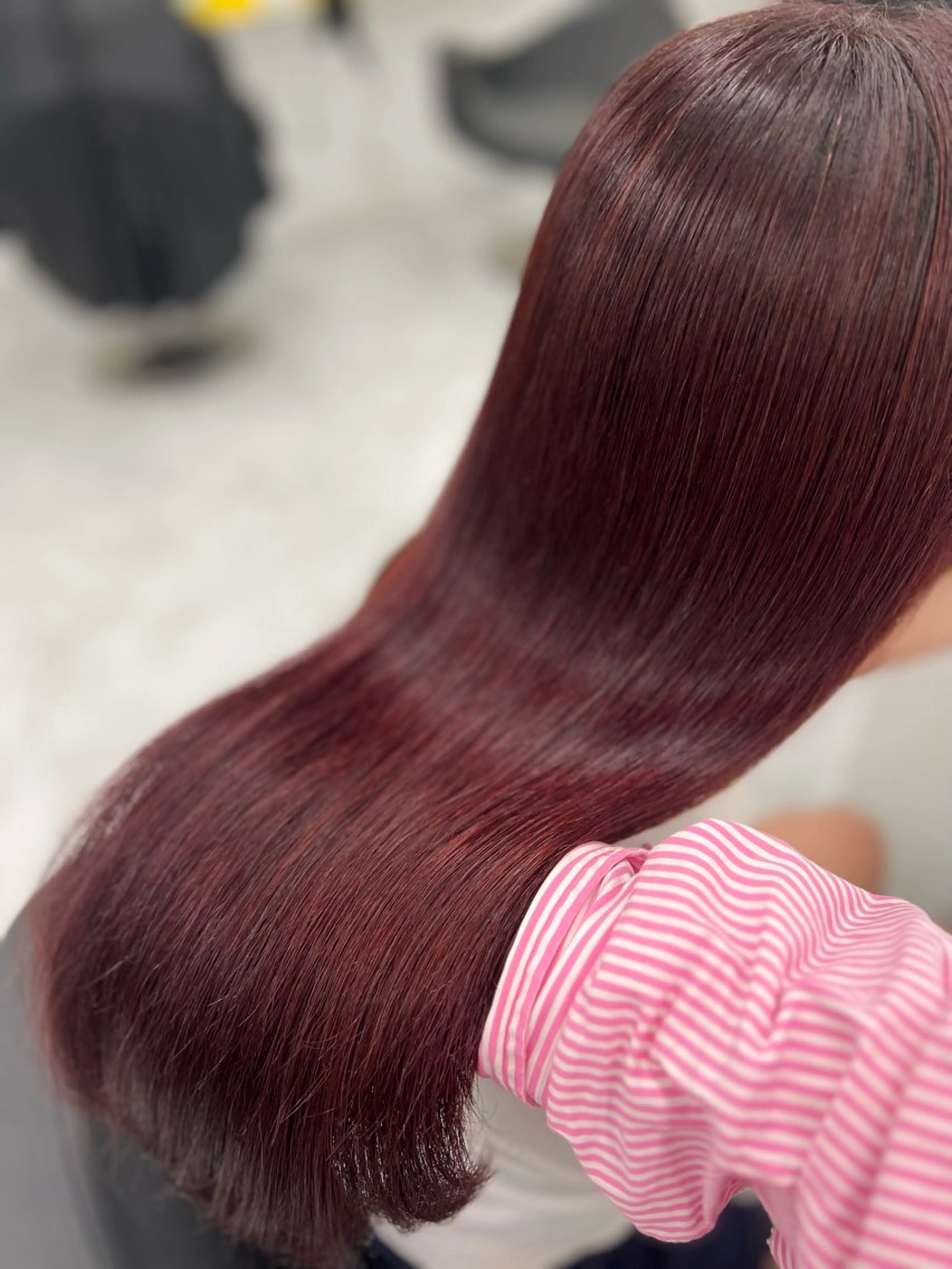 ロング カラー パーマモデル募集💖 まなみのヘアスタイル