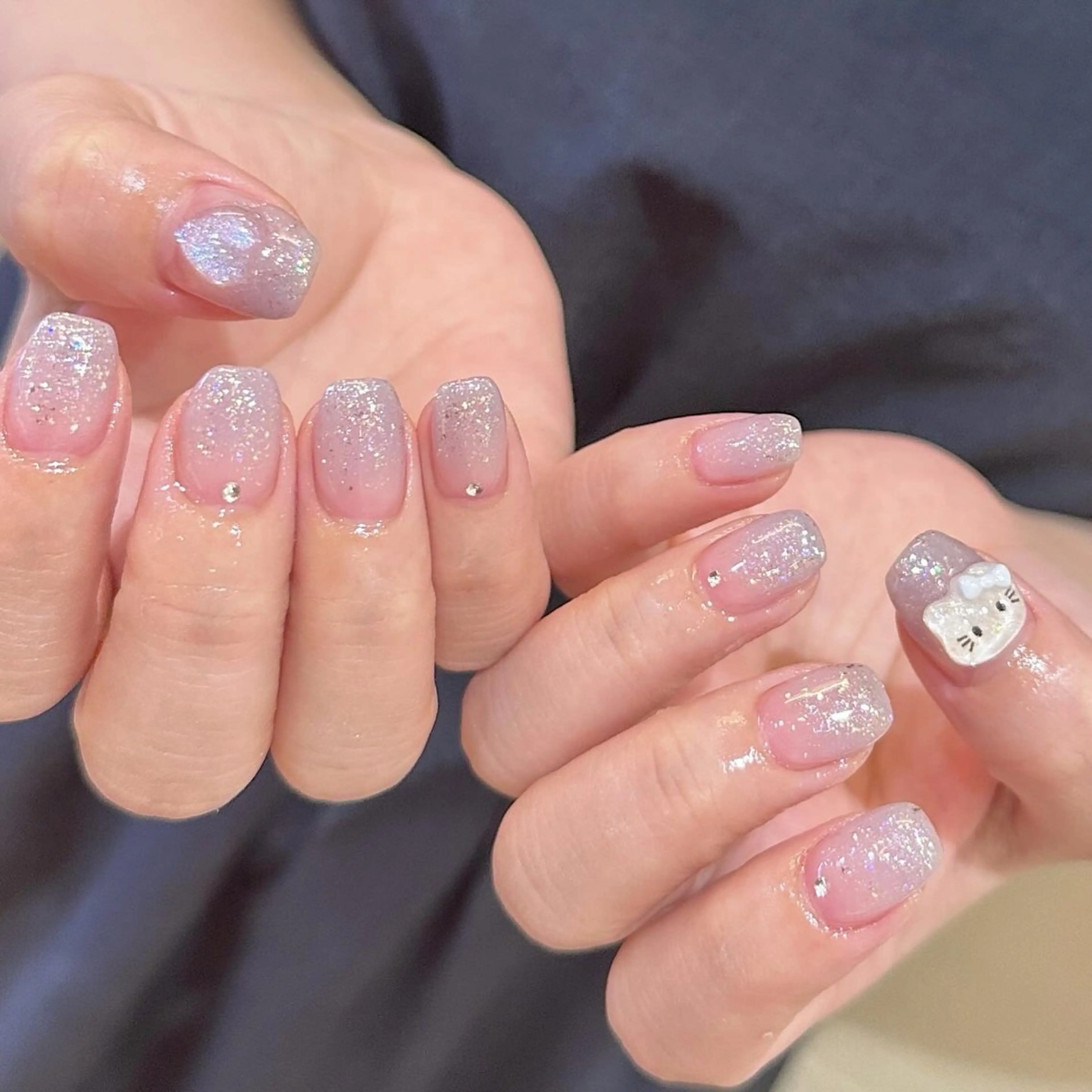 ネイル ハンドネイル 𝕄𝕚𝕪𝕦🤍 自由が丘⌇パラジェルのネイルデザイン