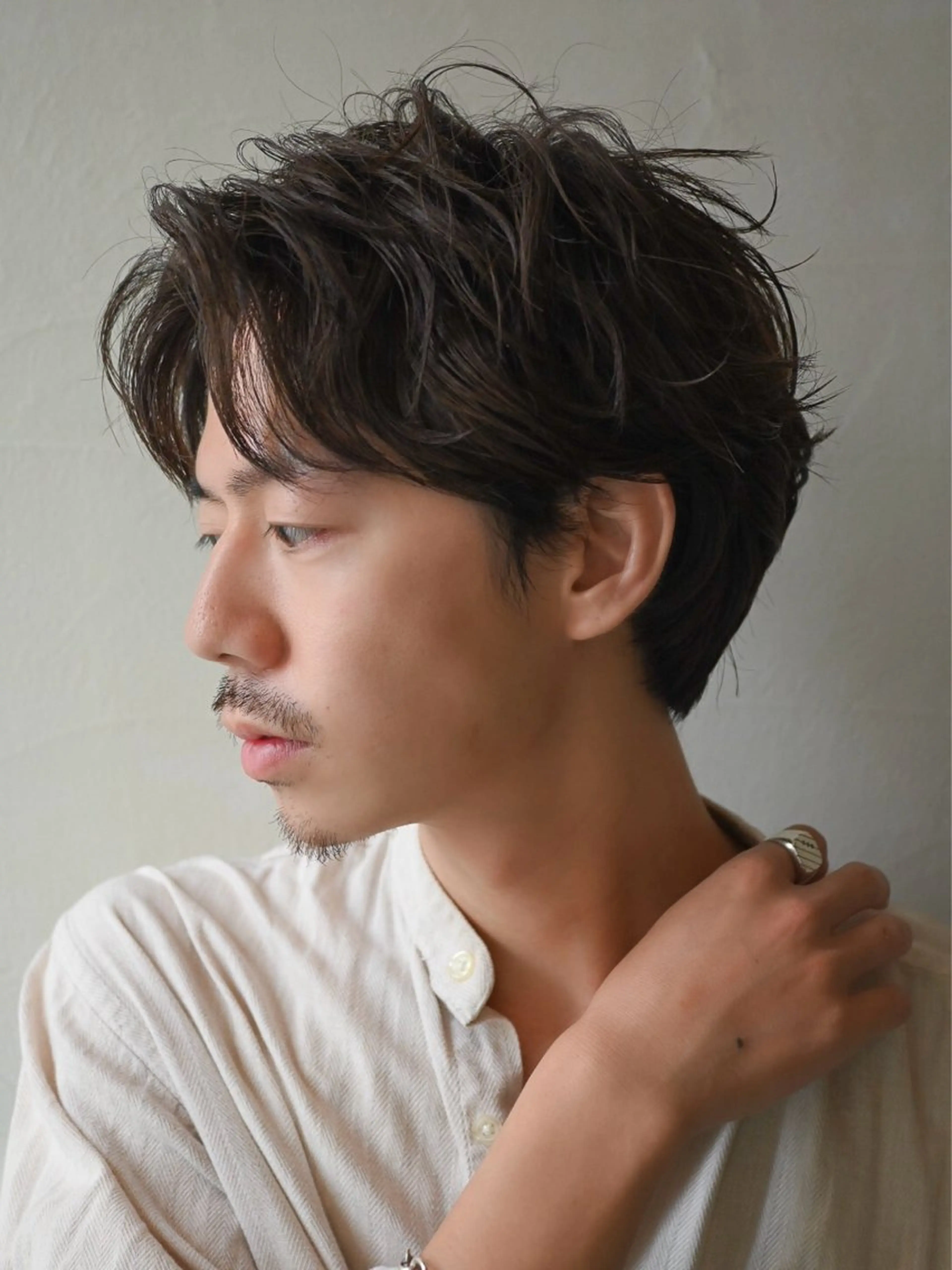 ショート カット パーマ 吉祥寺/メンズ トナミタケシのヘアスタイル