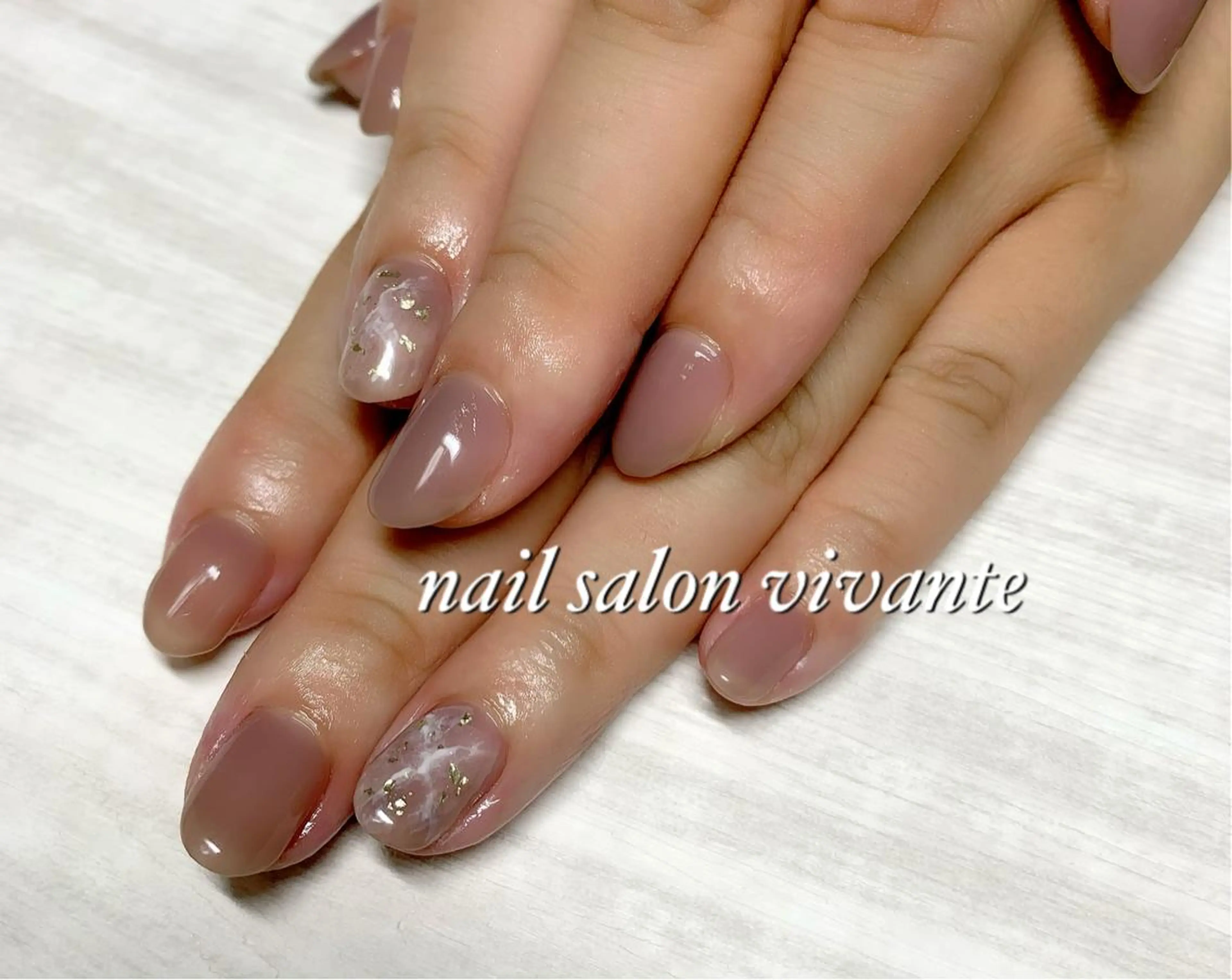 ネイル アートネイル 大理石ネイル(マーブル) ワンカラーネイル nail salon vivante所属・nail salon vivanteのネイルデザイン