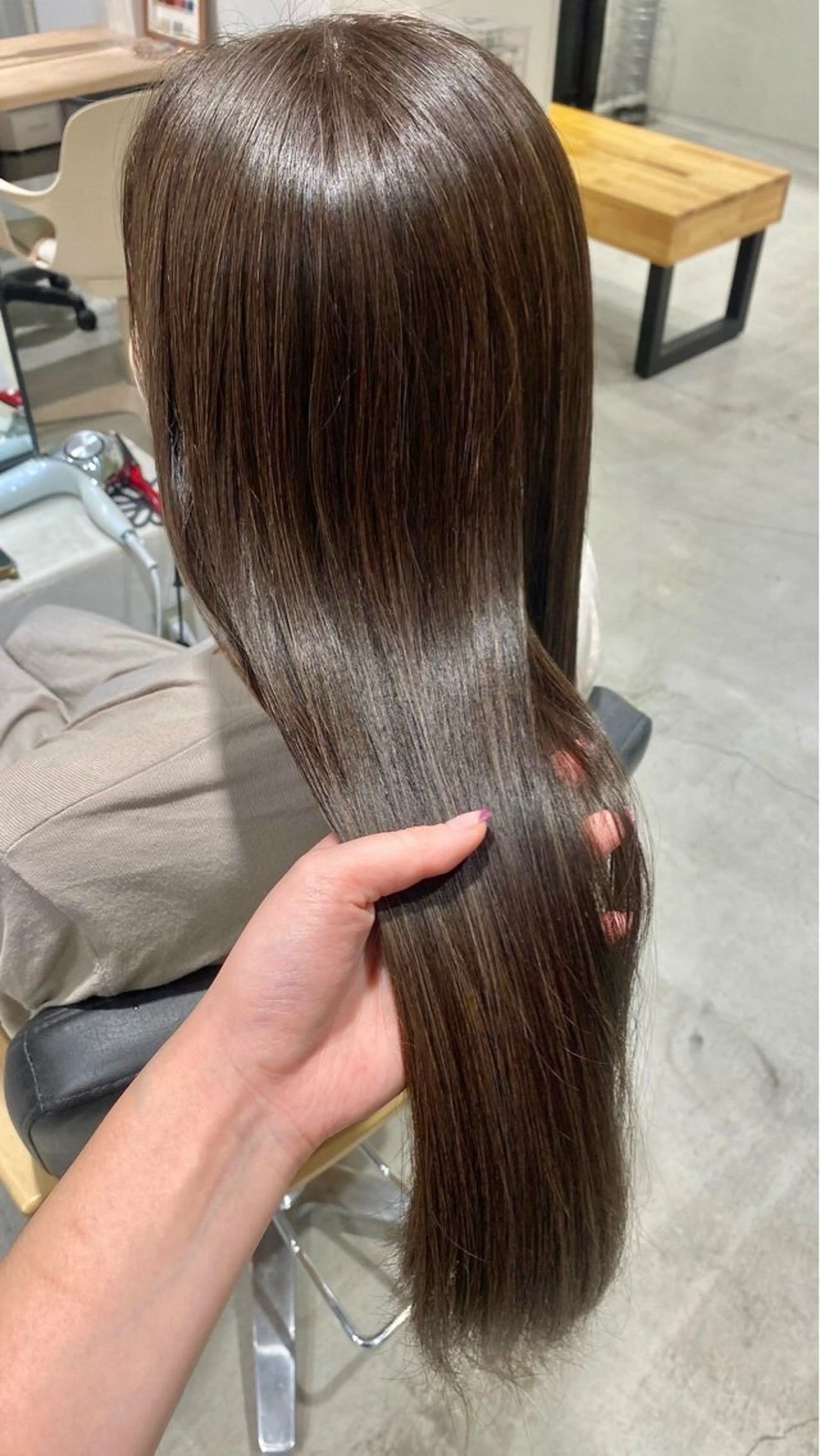 ロング トリートメント 河合 萌のヘアスタイル