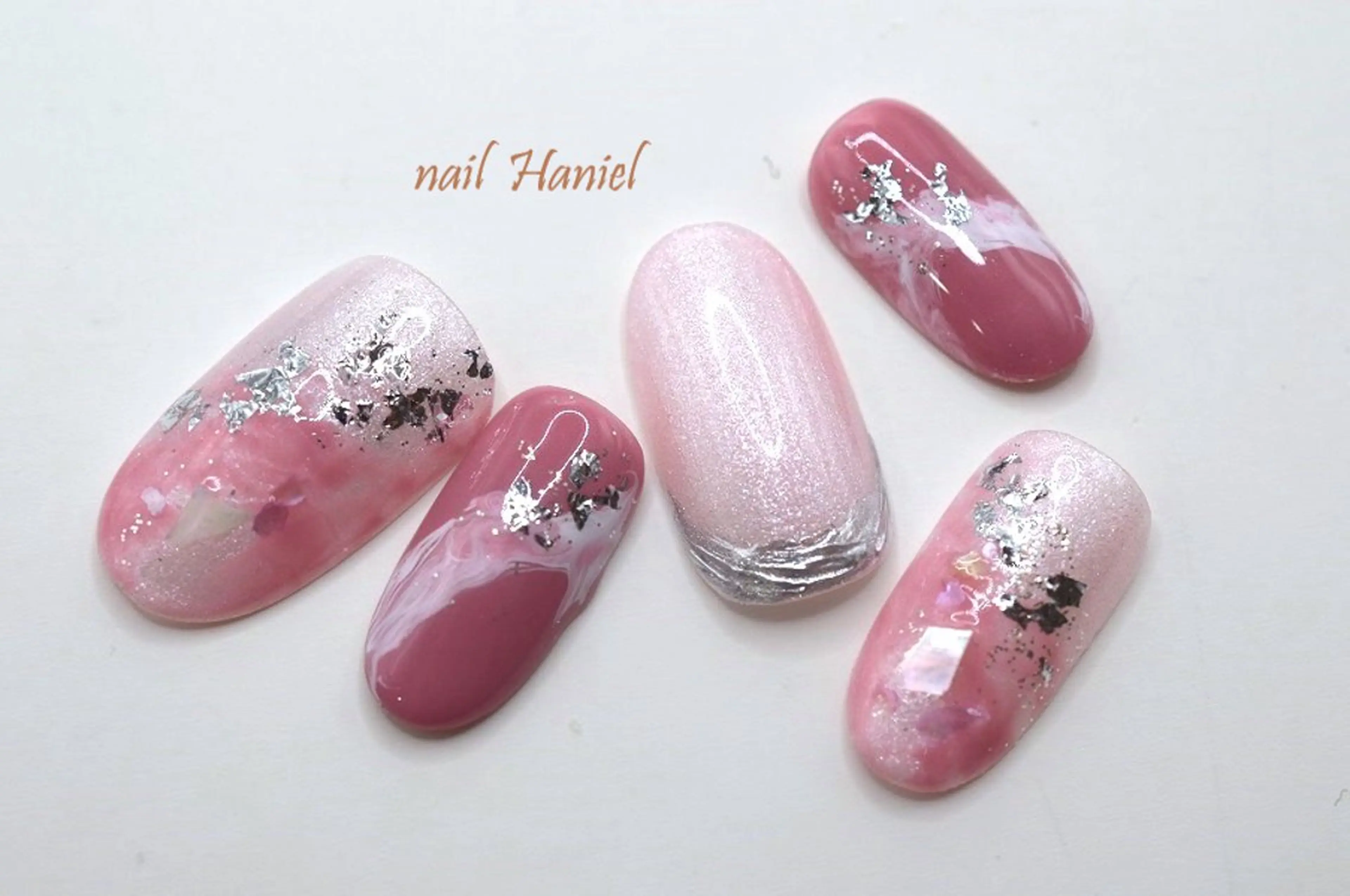 ネイル アートネイル フットネイル ジェルネイル グラデーション オフィスネイル ハンドネイル nail Haniel所属・半蔵門サロンハニエル 魅神 ちよのネイルデザイン