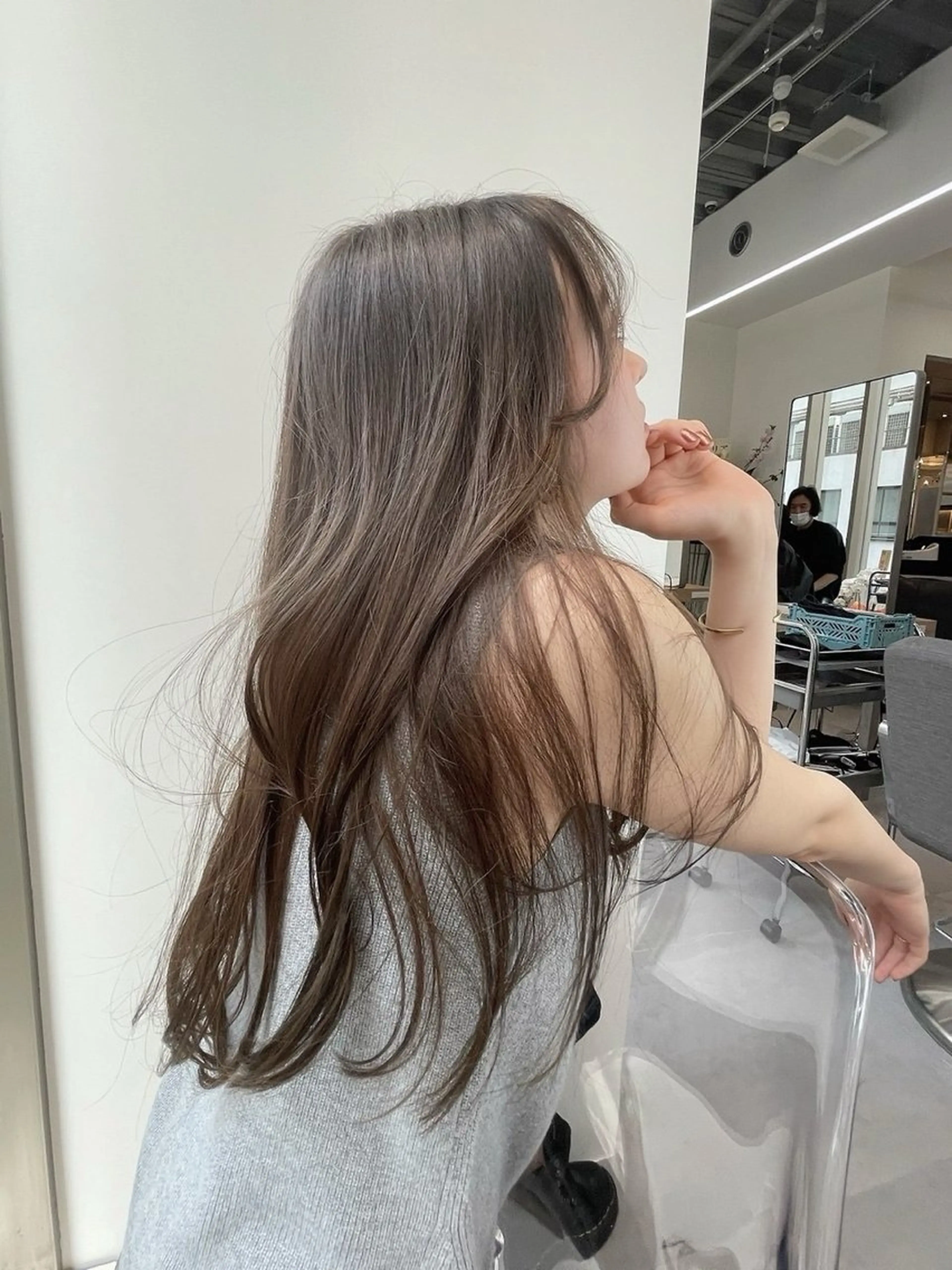カラー yuna/韓国 ♡のヘアスタイル