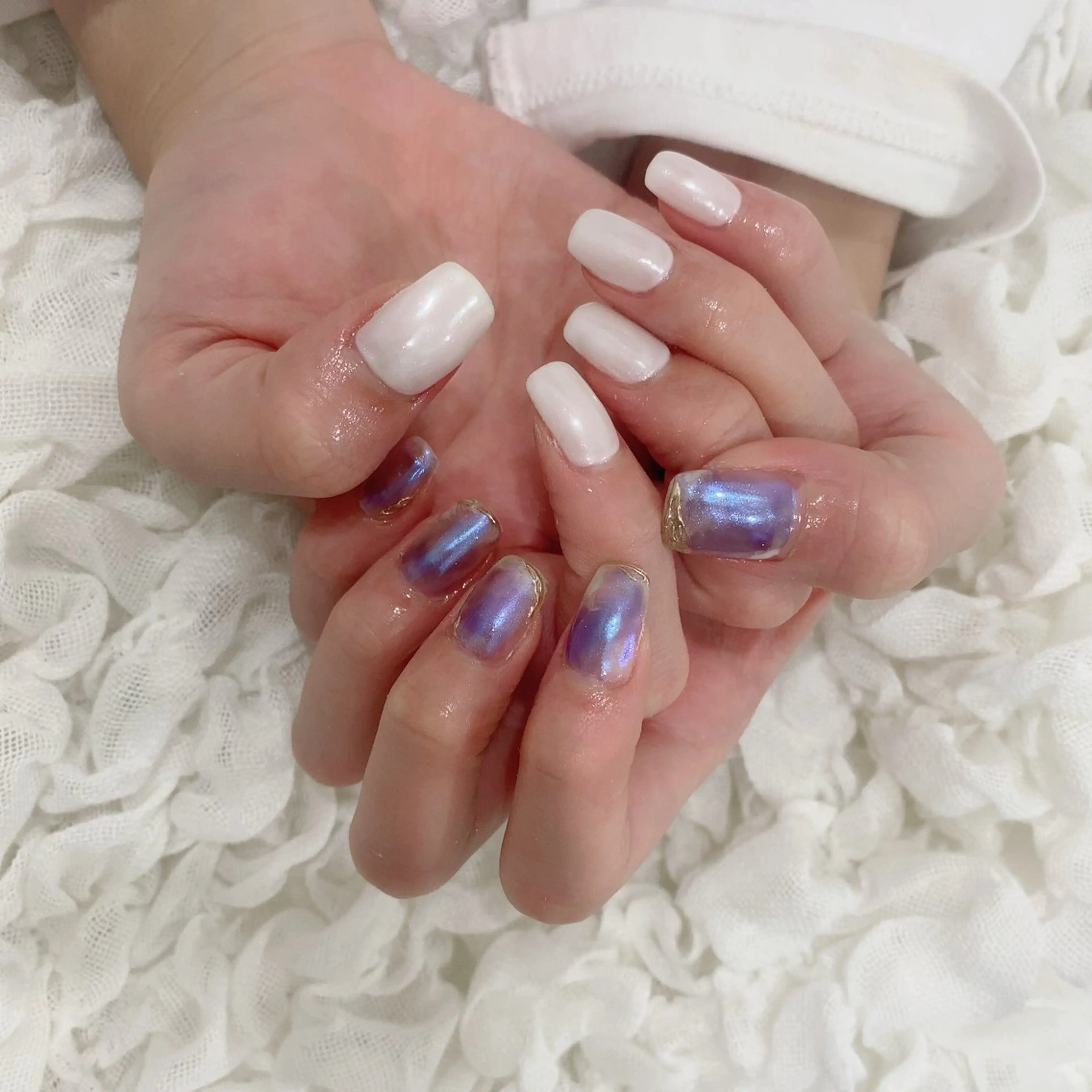 ネイル ミラーネイル ハンドネイル SOL NAILのネイルデザイン