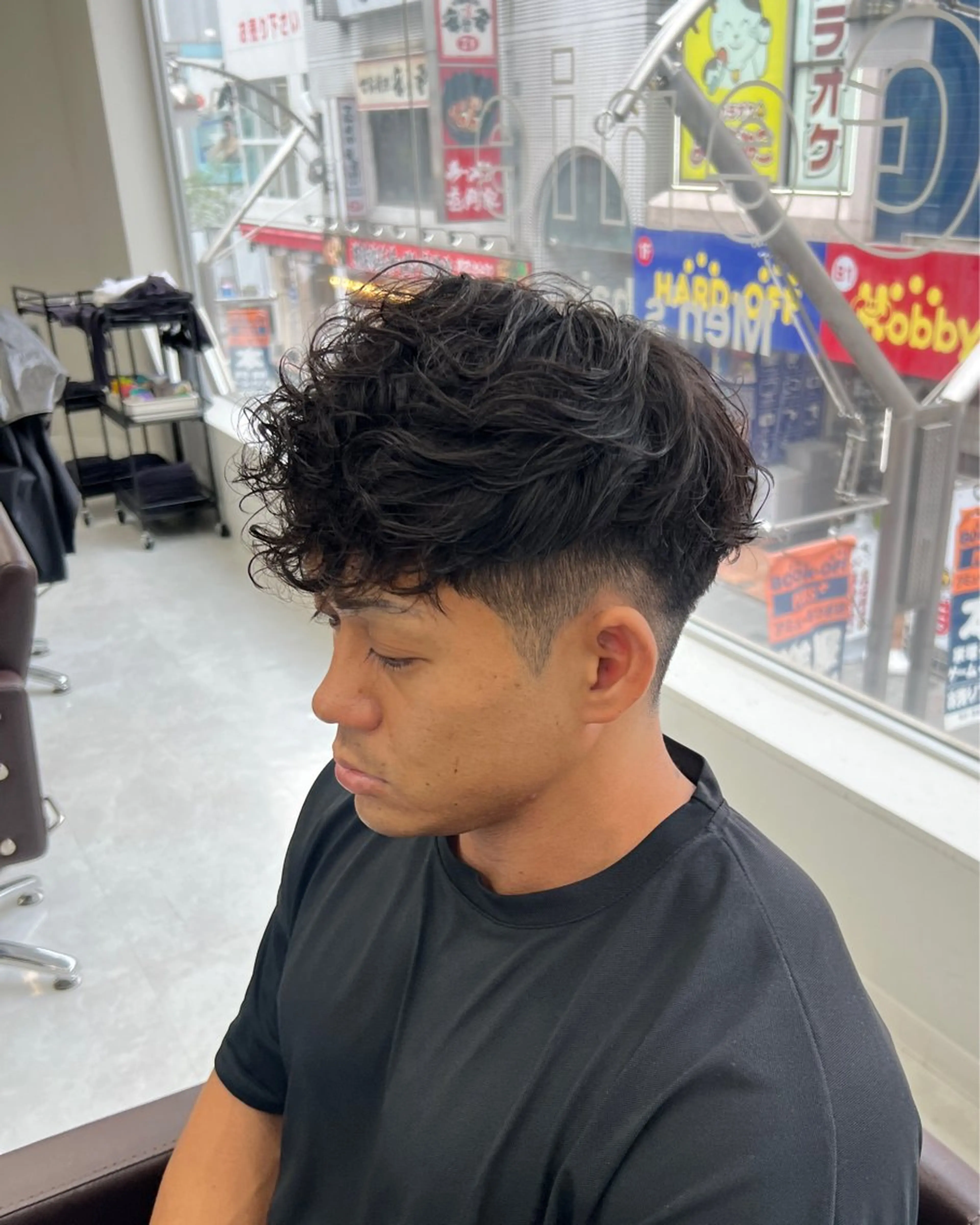 パーマ メンズ カット パーマ トリートメント ヘアセット シャドウパーマ/ メンズ/KENTAのヘアスタイル