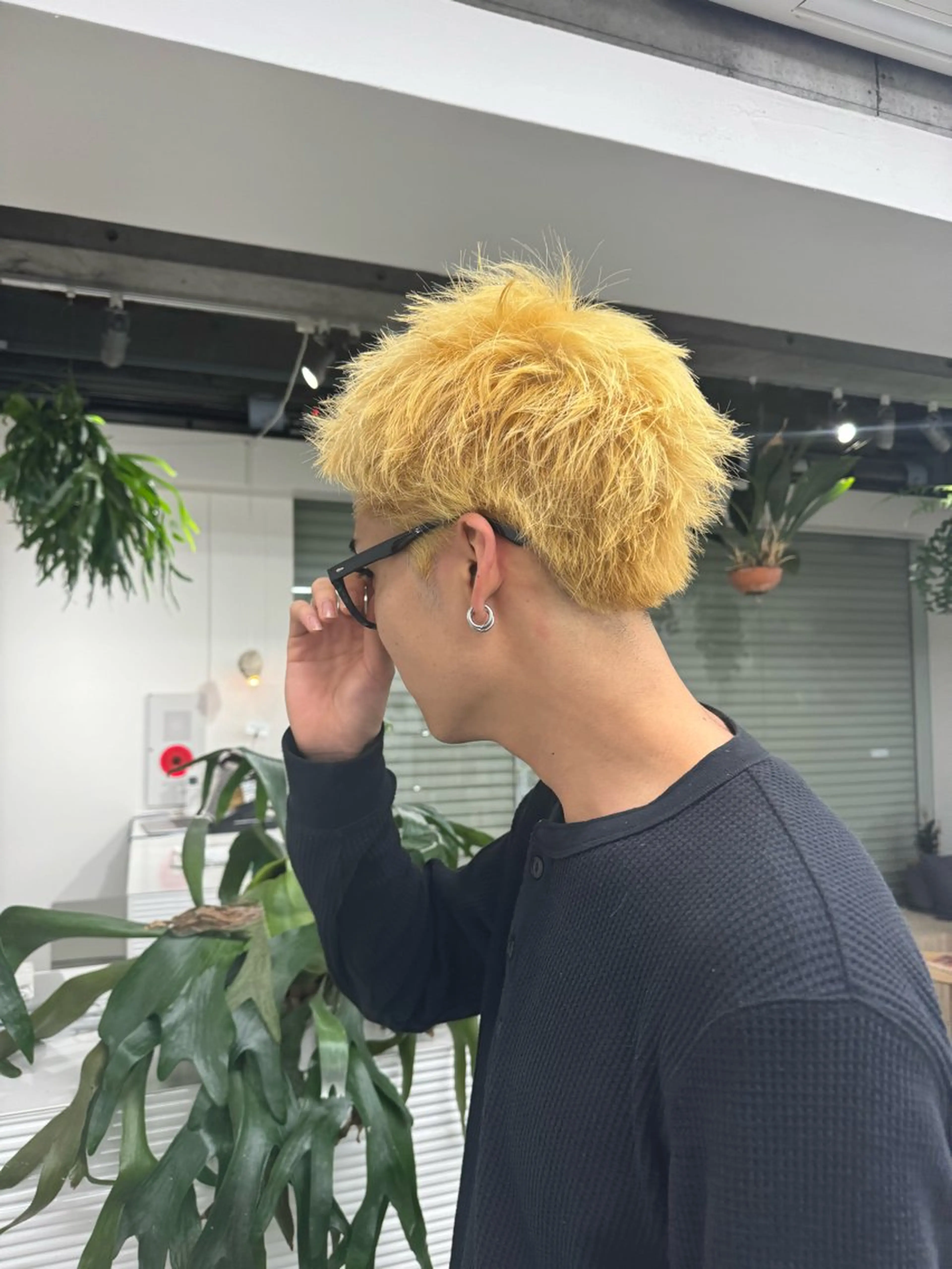ショート カラー メンズ ヘアカラー トリートメント TSUBAME HAIR所属・Yuzu .のヘアスタイル