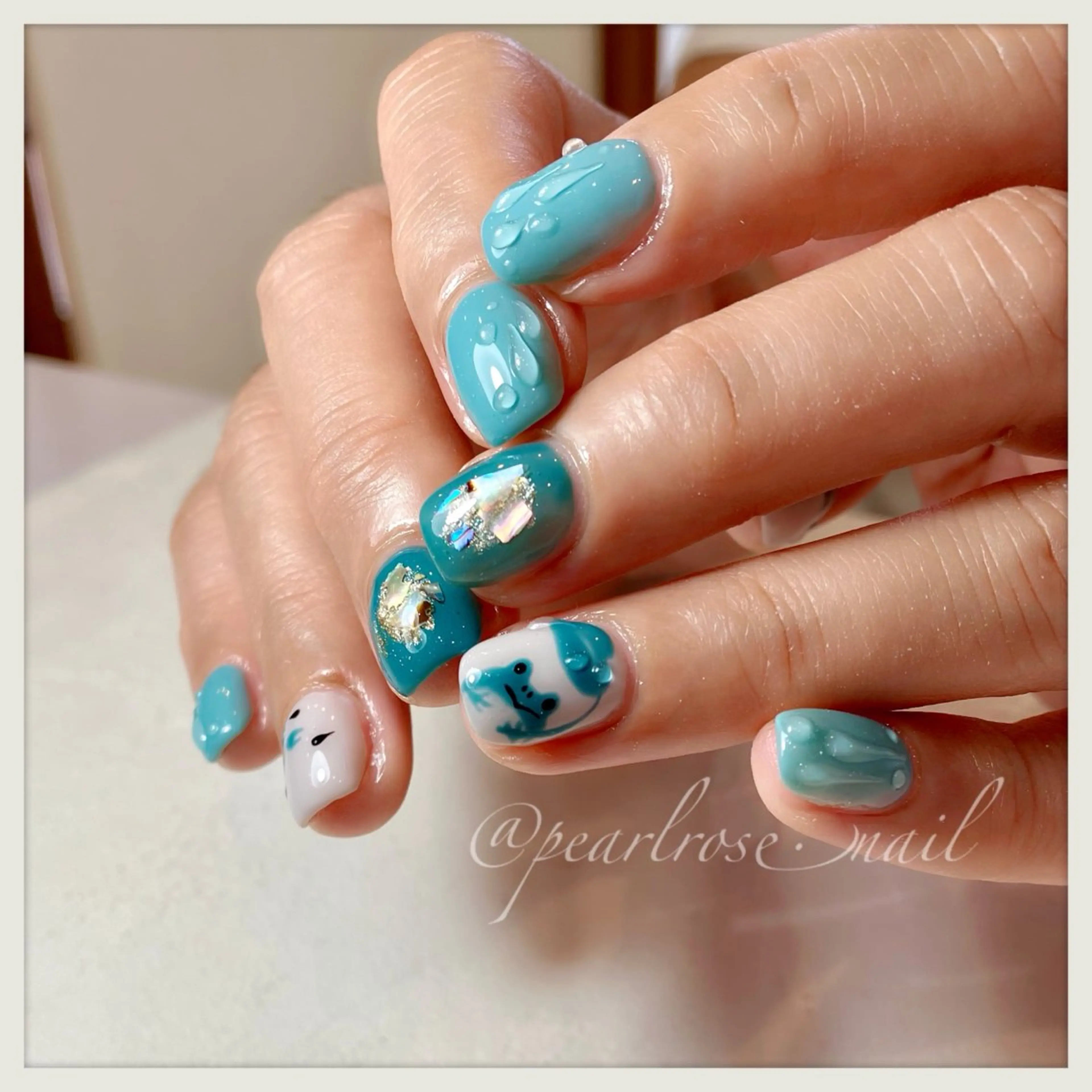 ネイル 夏ネイル フットネイル Beauty salon Ryu・ange所属・RyuAnge リュアンジュのその他イメージ