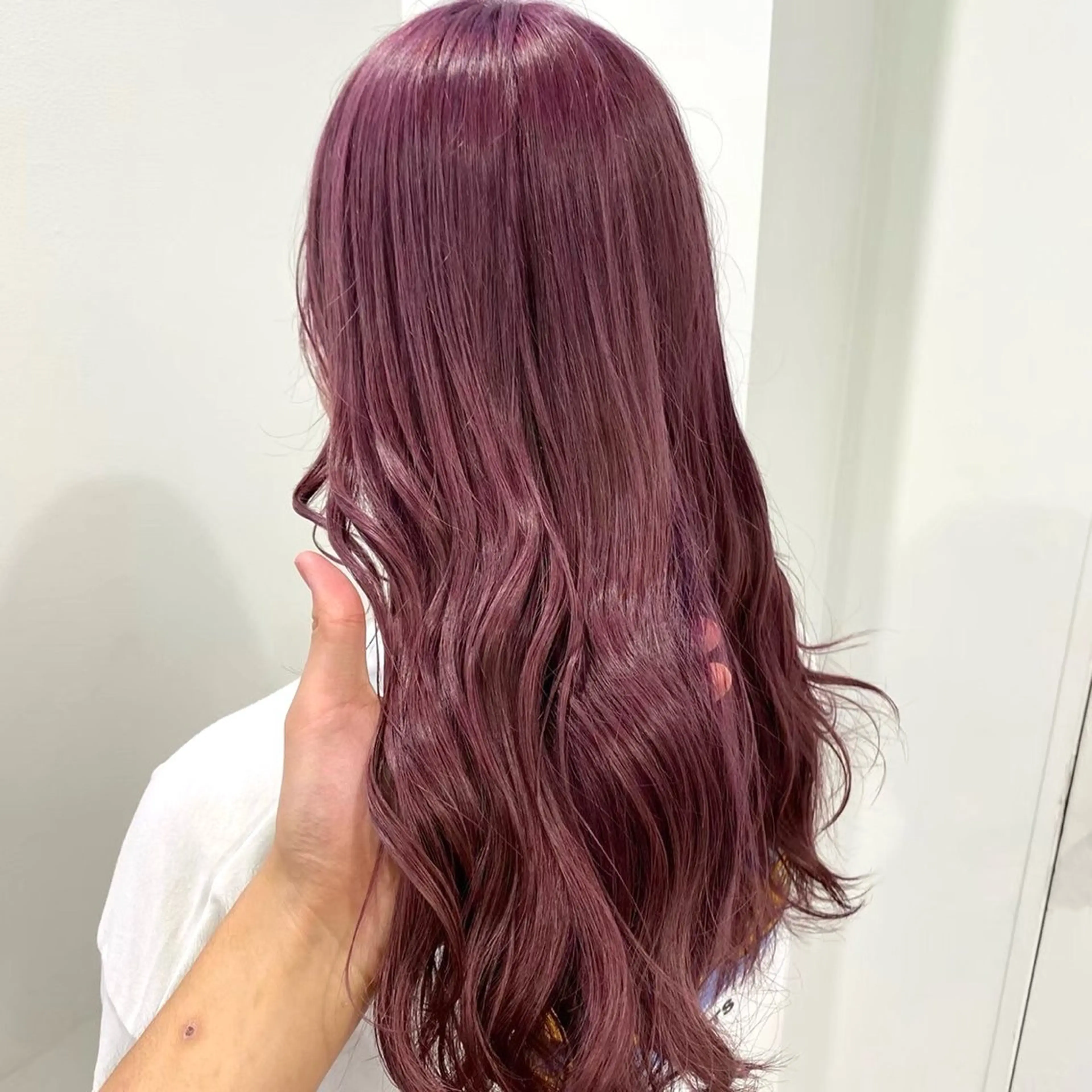 ロング カラー ヘアカラー トリートメント 透けるやわらか艶髪♡ ナチュラルストレートのヘアスタイル