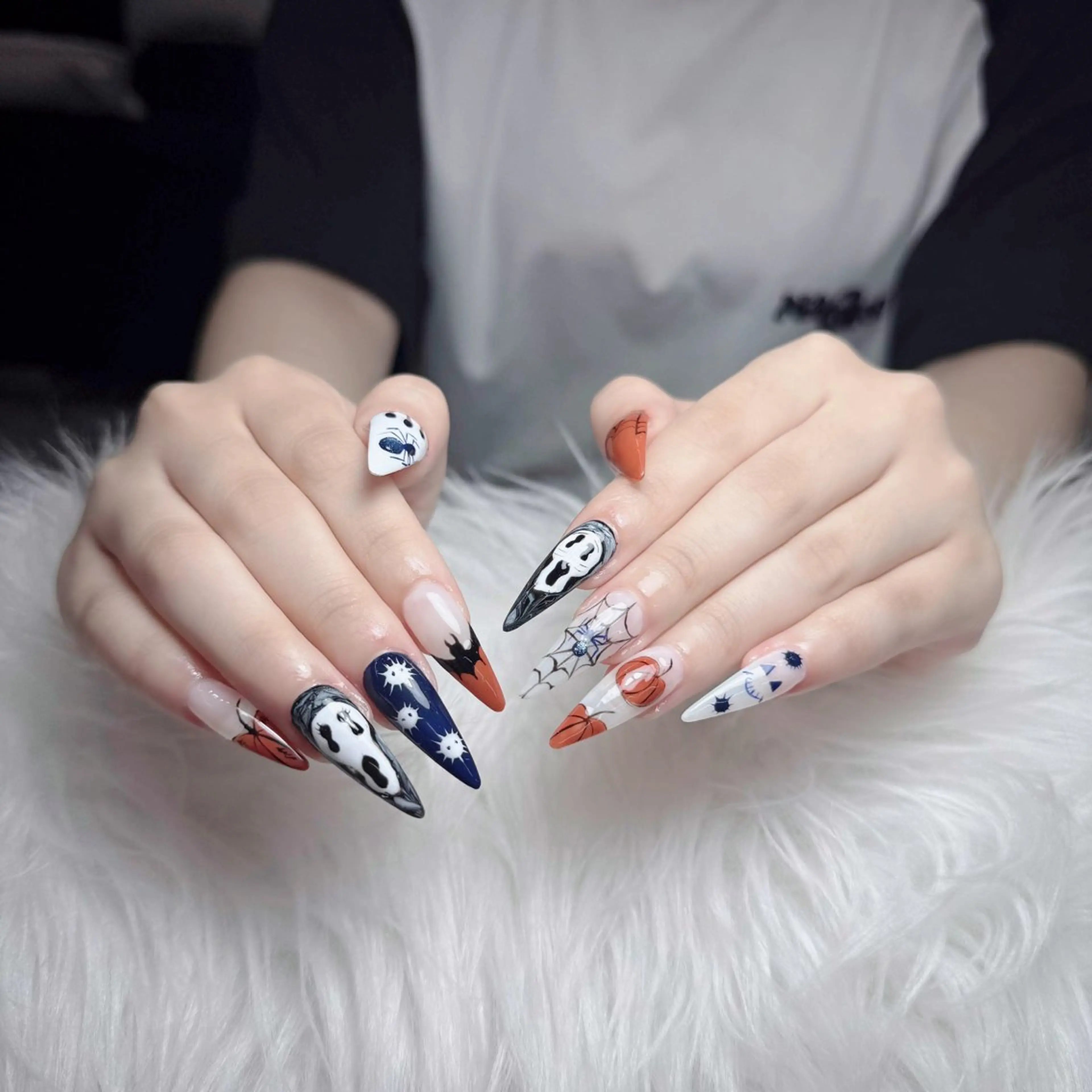 ネイル アートネイル フレンチネイル ジェルネイル 韓国ネイル マグネットネイル ハンドネイル Lenie Nailsのネイルデザイン