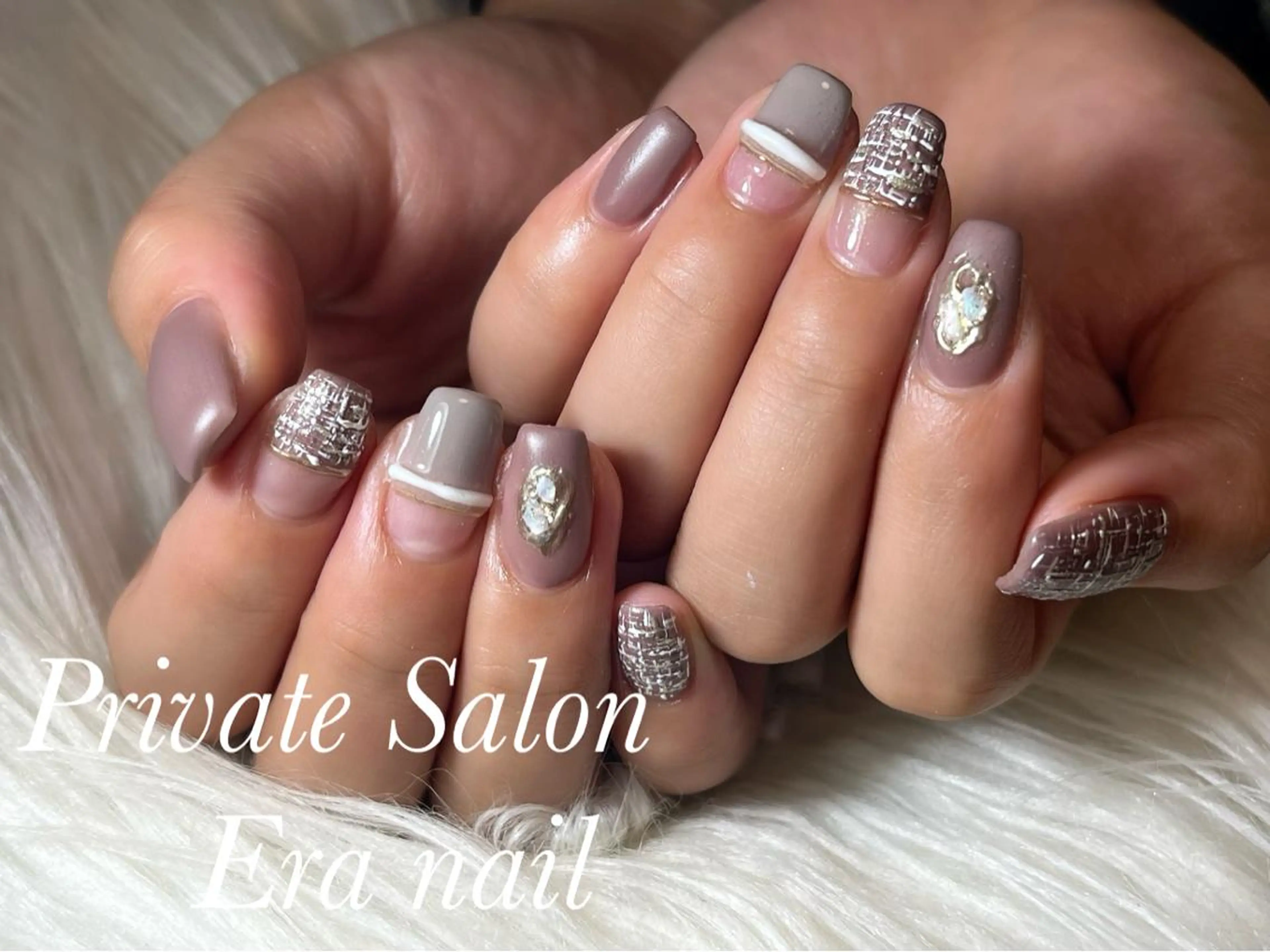 ネイル マットネイル Era nailのネイルデザイン