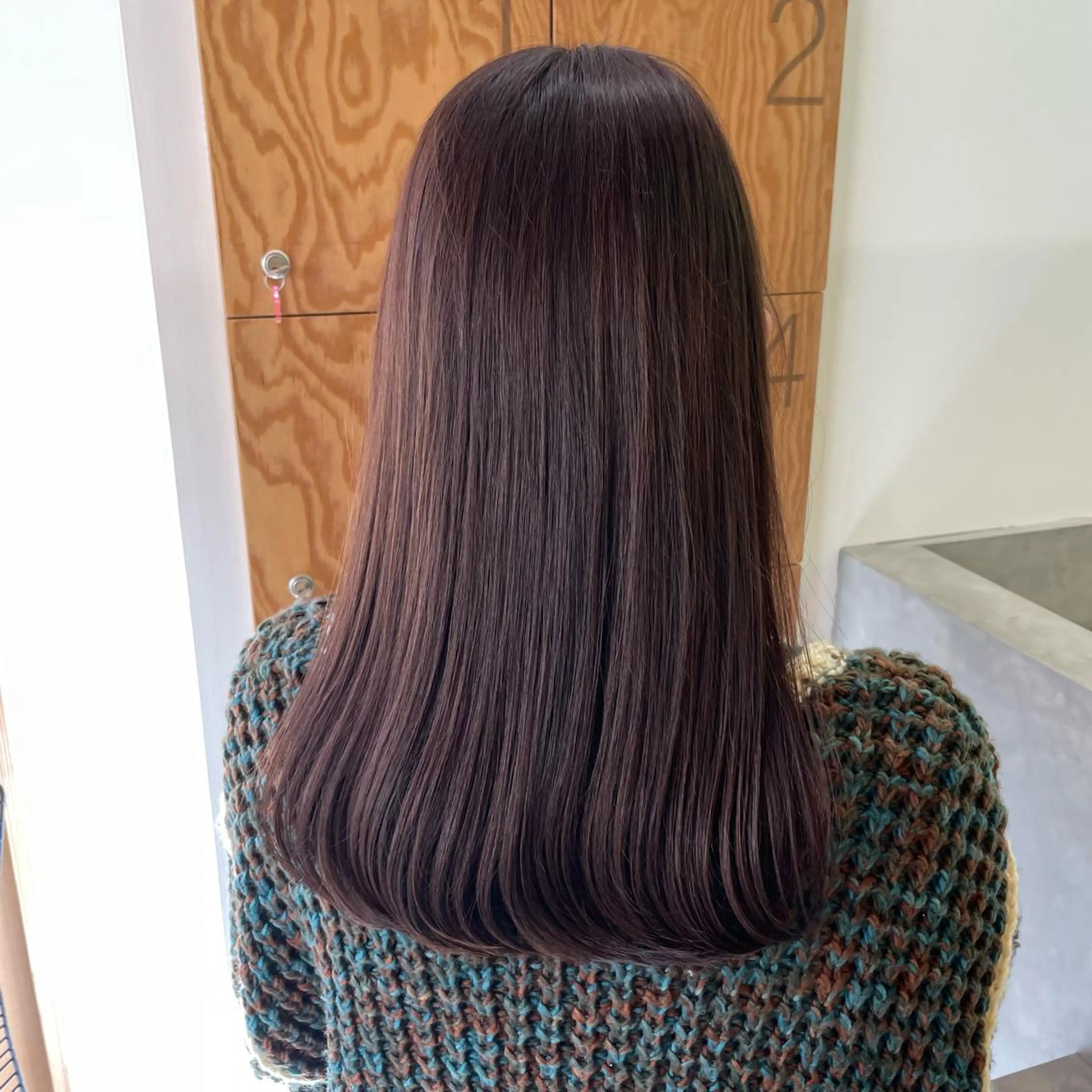 ロング カラー ヘアカラー 中山 まどかのヘアスタイル