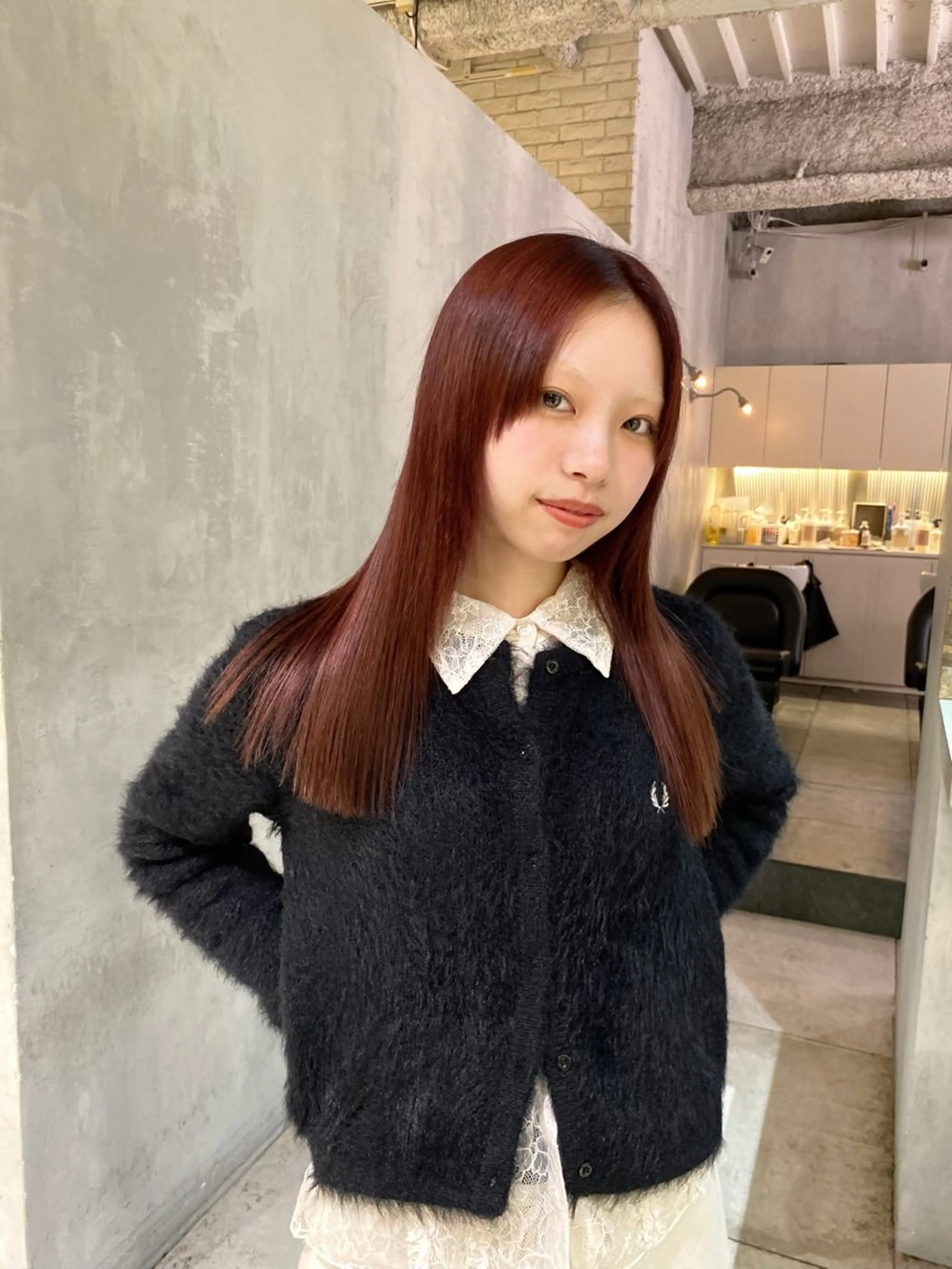 ロング カラー 🌼似合わせボブ .暖色🌼浅井 遥のヘアスタイル