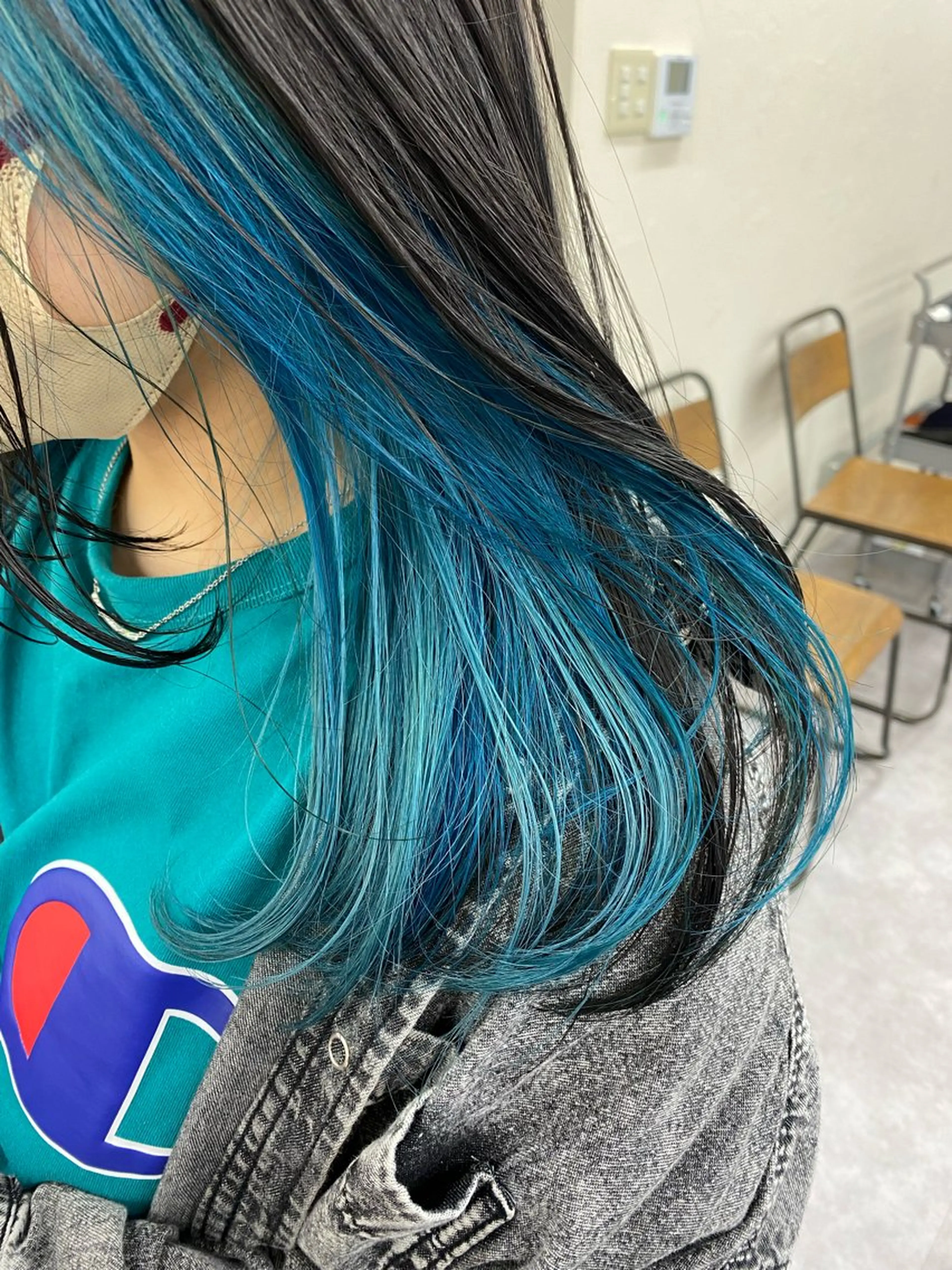 セミロング カラー ヘアカラー 🌸柔らかハイトーン 🧃Shionのヘアスタイル