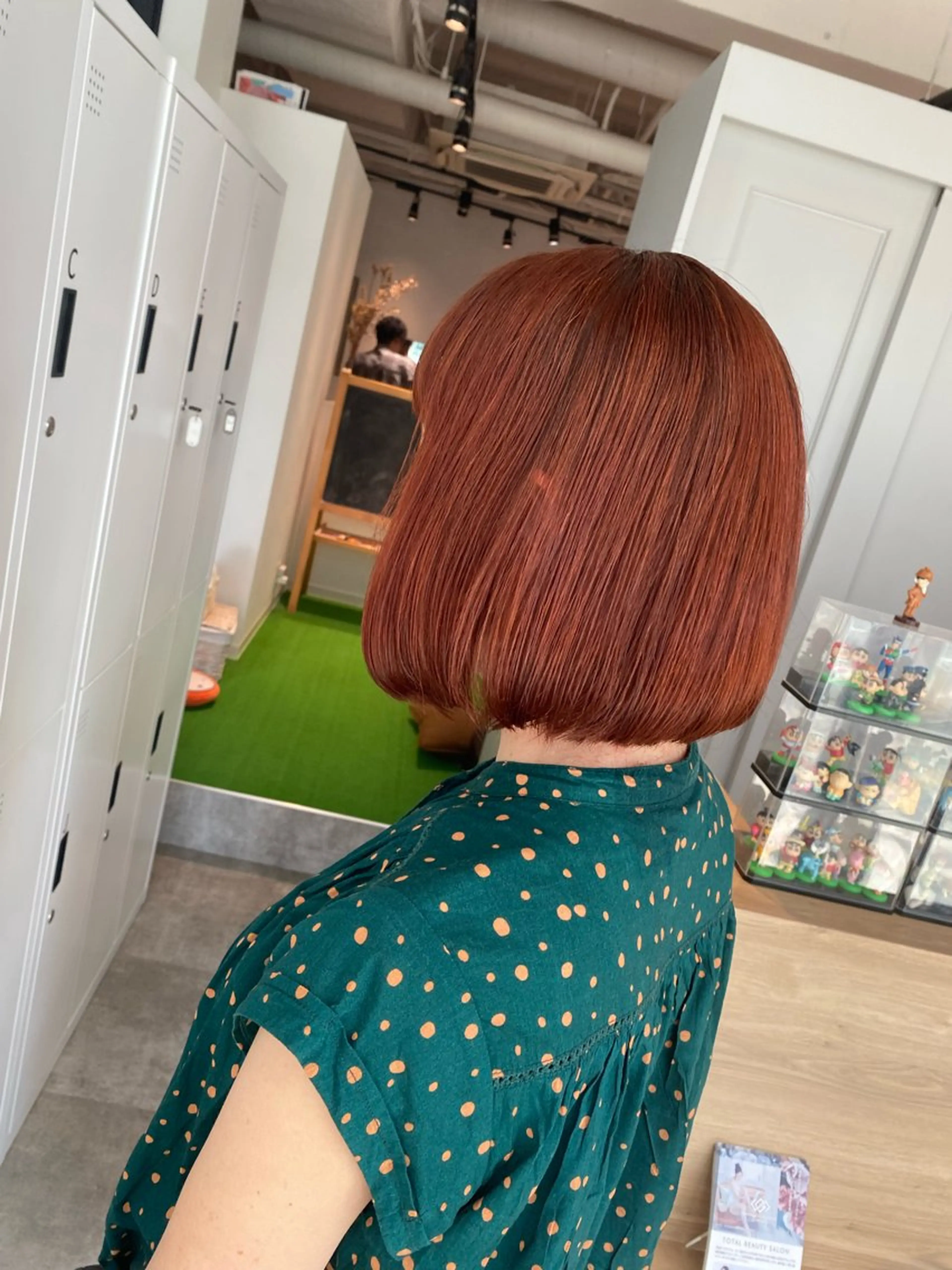 ショート カラー ブリーチ ブリーチなしカラー オスズ 🎀´-のヘアスタイル