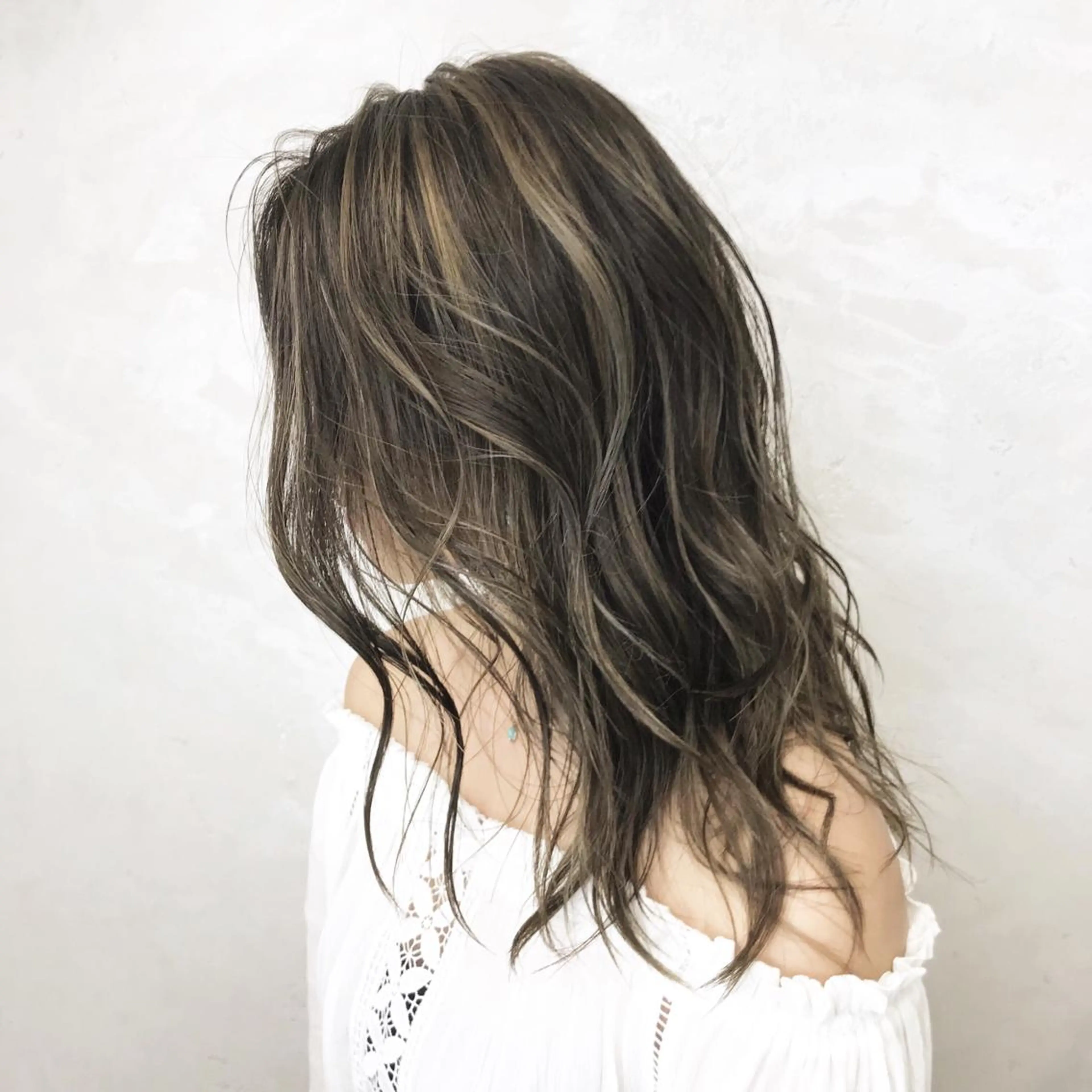 ロング カラー ヘアカラー LUSTRE クロサワのヘアスタイル