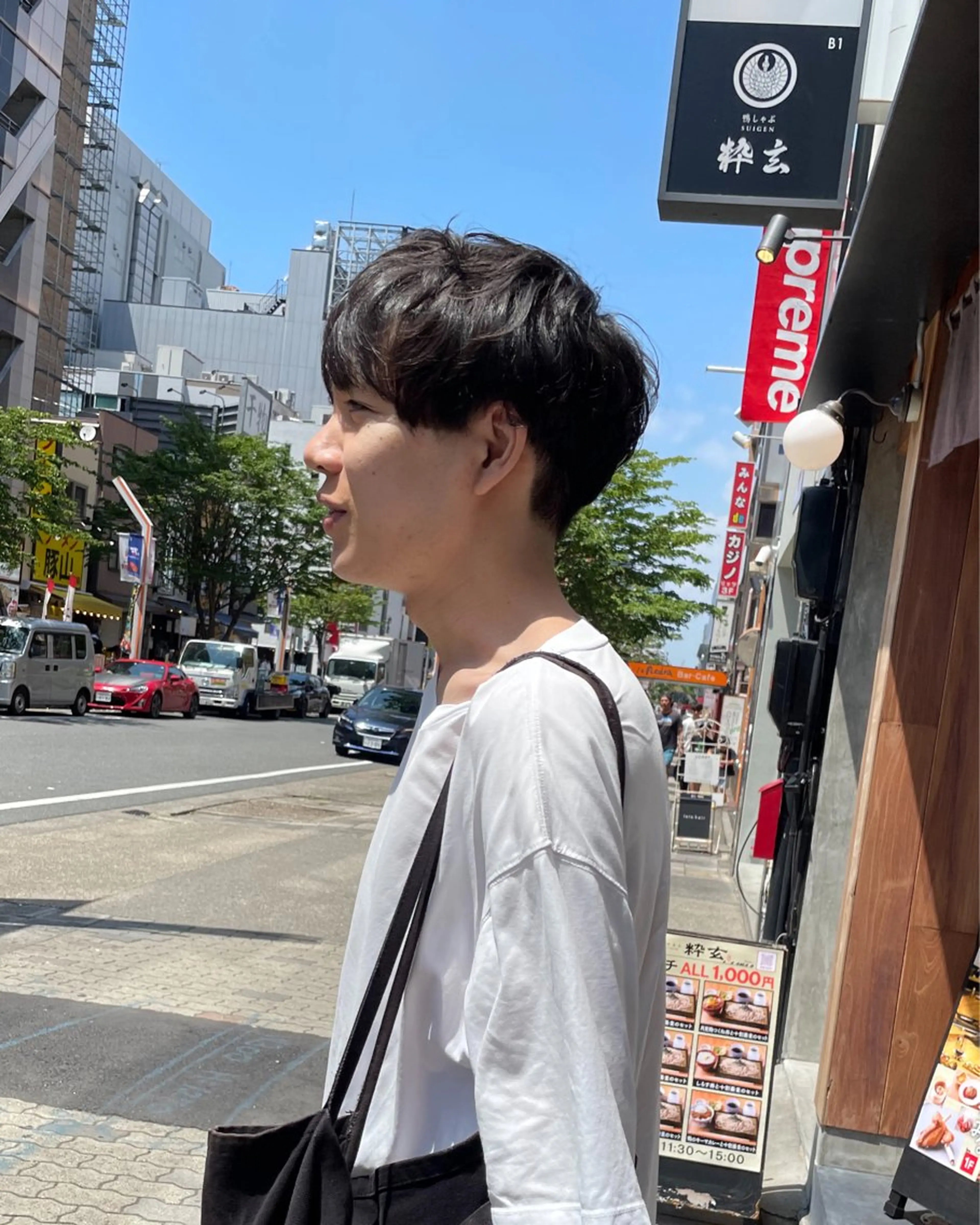 メンズ 髪質改善ストレート KENTOのヘアスタイル
