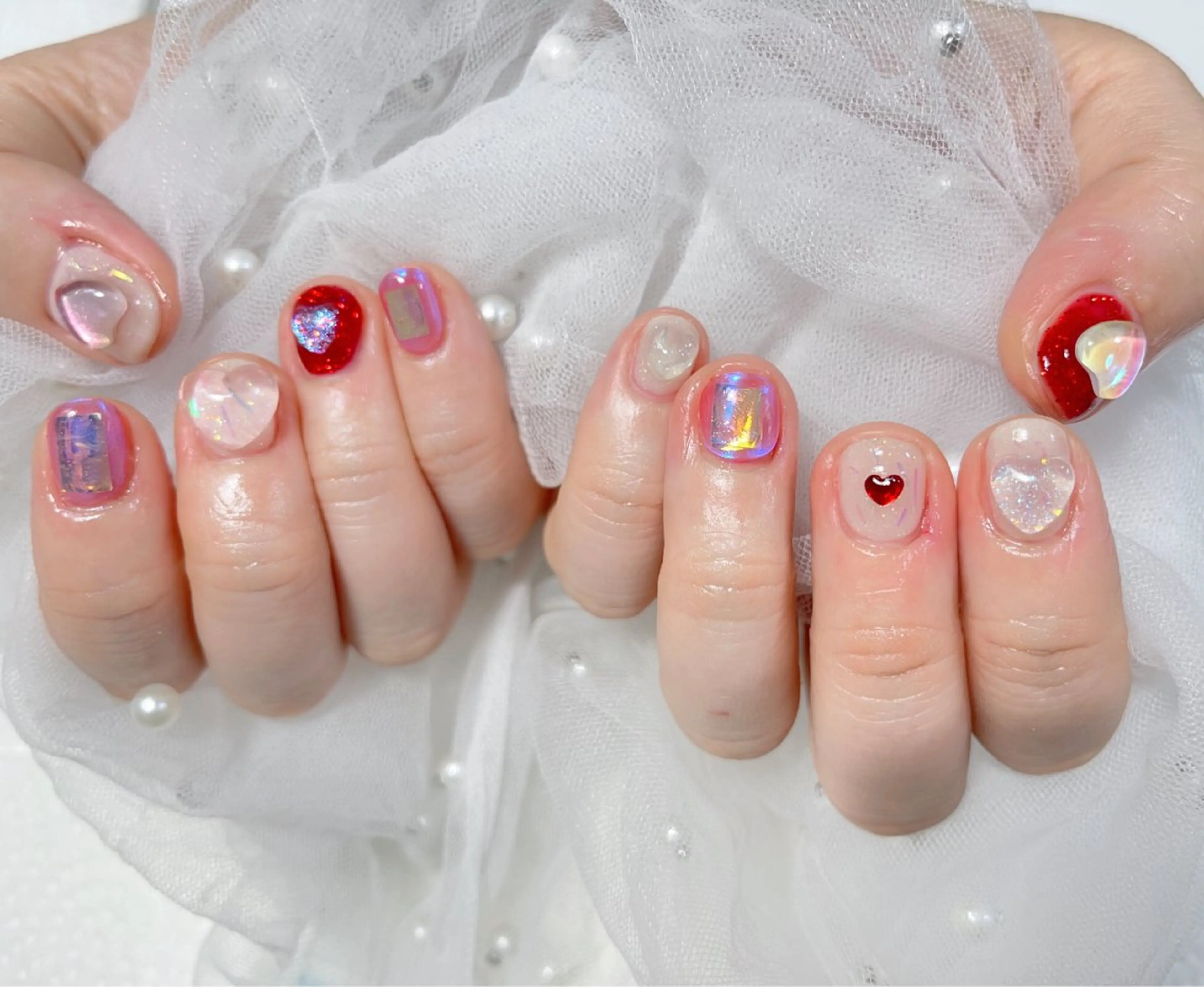 ネイル ハンドネイル 🎀ネイルサロン エクラYUI🎀のネイルデザイン