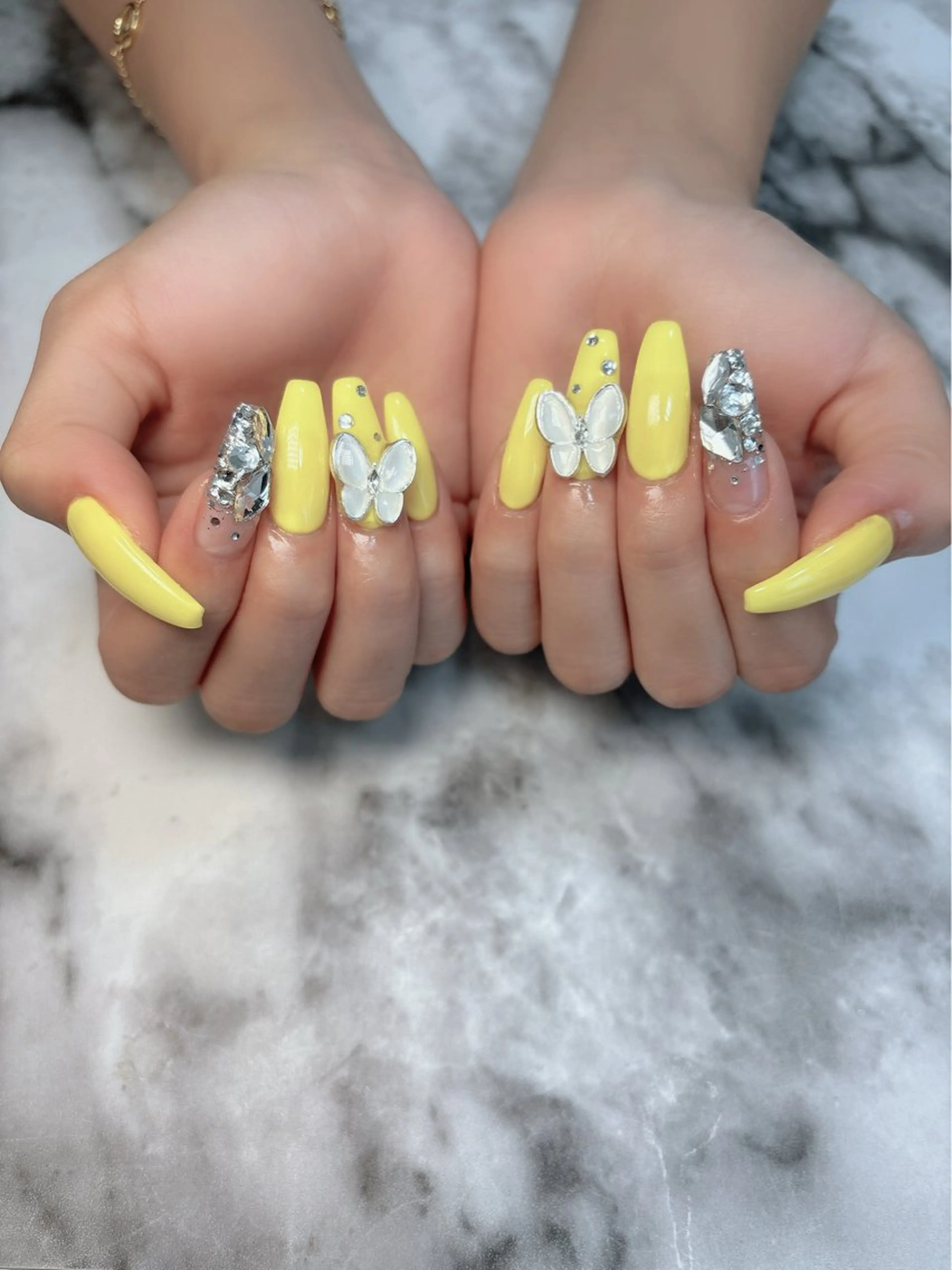 ネイル ロングネイル ハンドネイル salon de belnetta所属・kayo 💅のネイルデザイン