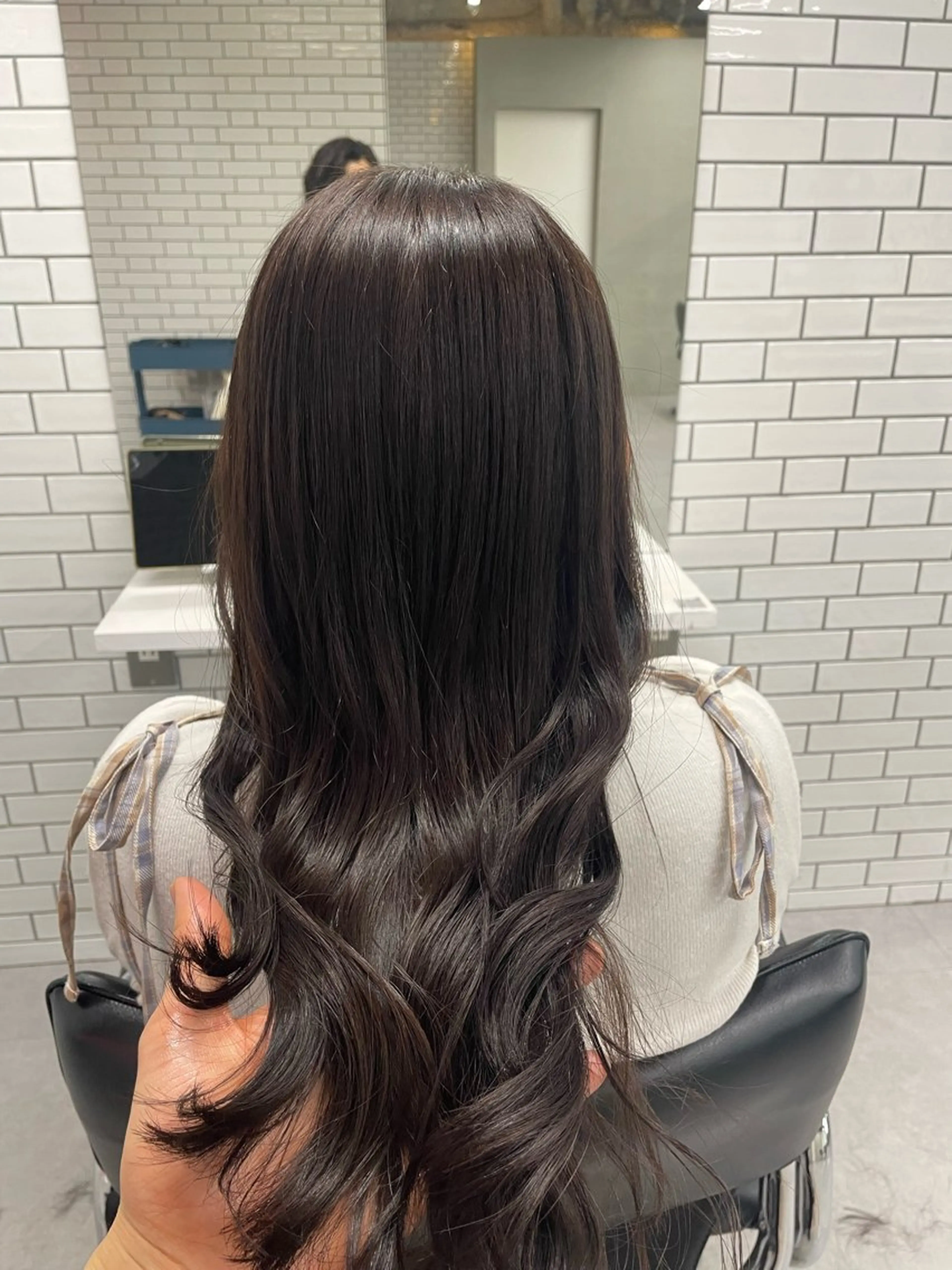 ロング カラー カット ヘアカラー トリートメント Bob &髪質改善 NEMOTOのヘアスタイル