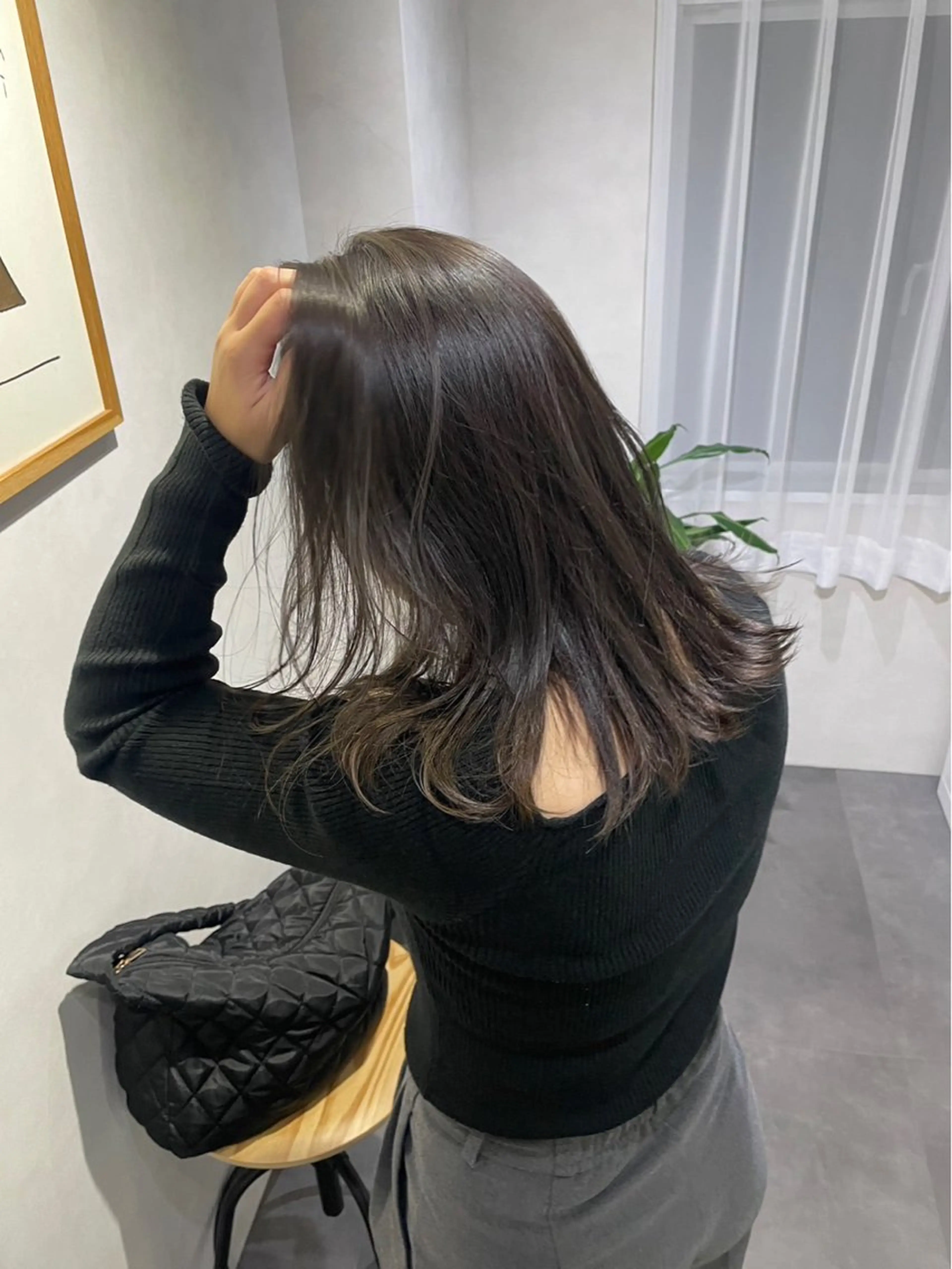 ロング ヘアカラー 寺本帆花 カラーモデル募集のヘアスタイル