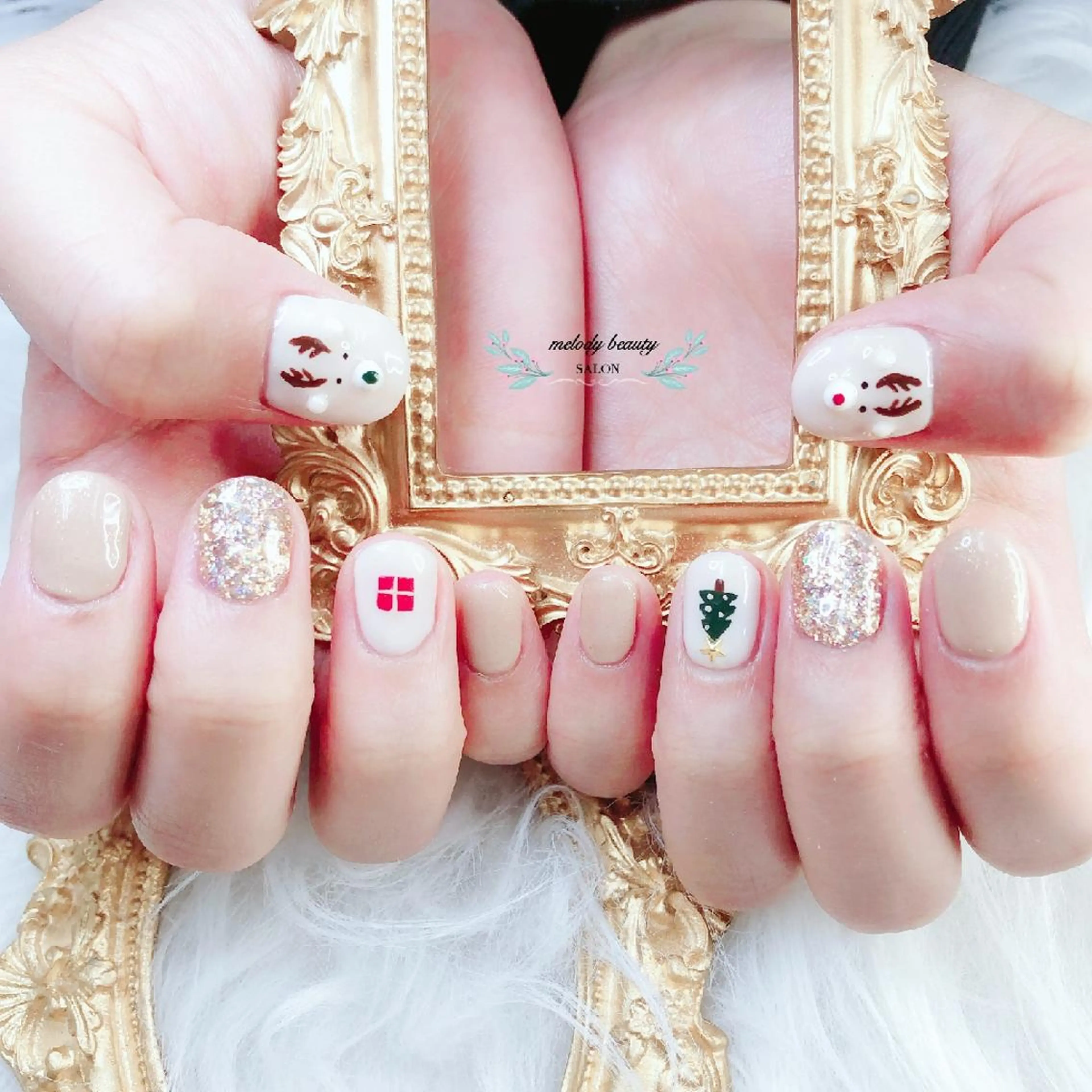 ネイル オーロラネイル ジェルネイル マグネットネイル シンプルネイル ブライダルネイル Melody Nail所属・Melody 3D/スカルプ専門店のネイルデザイン