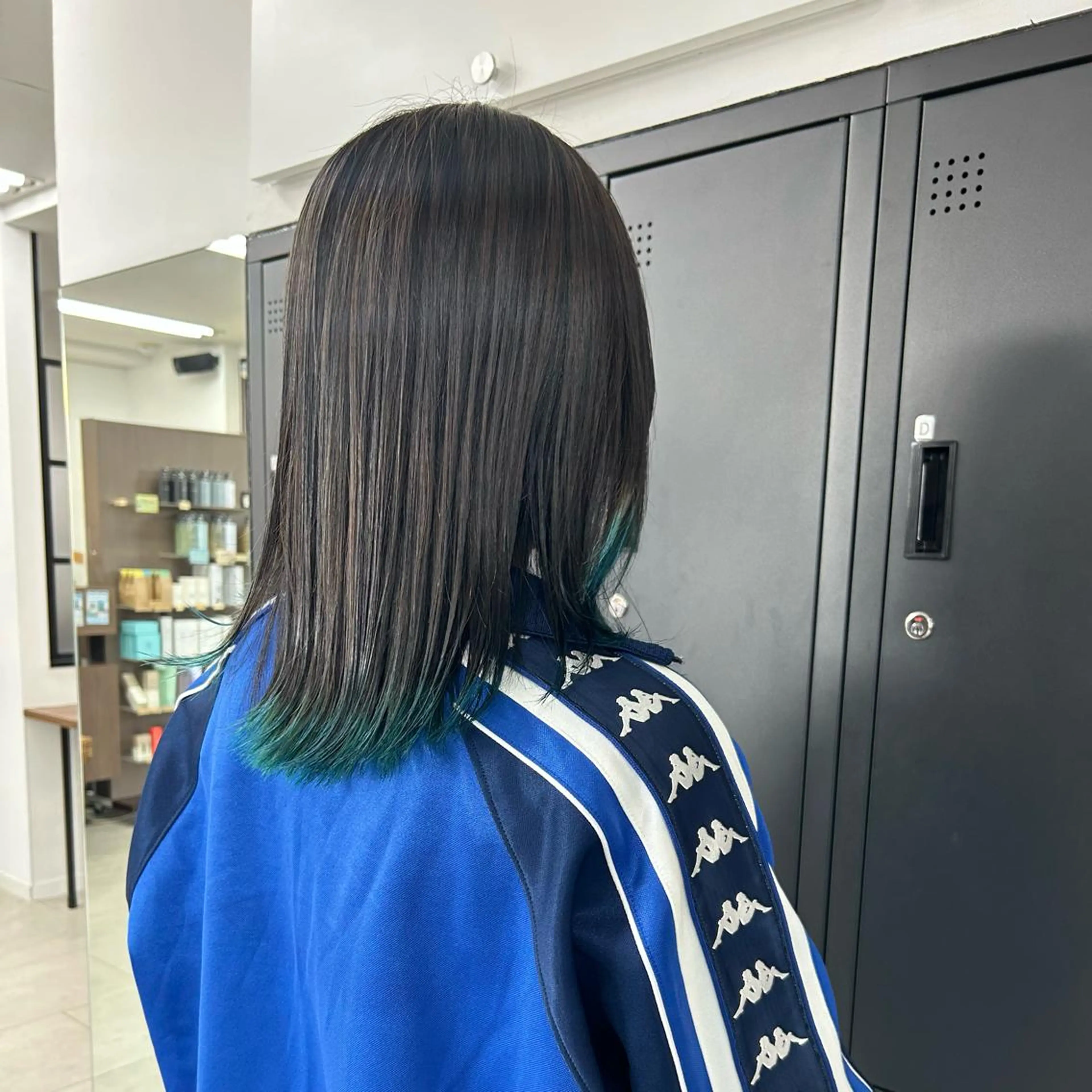 ミディアム ダブルカラー/韓国 ヘア/さわのあかねのヘアスタイル