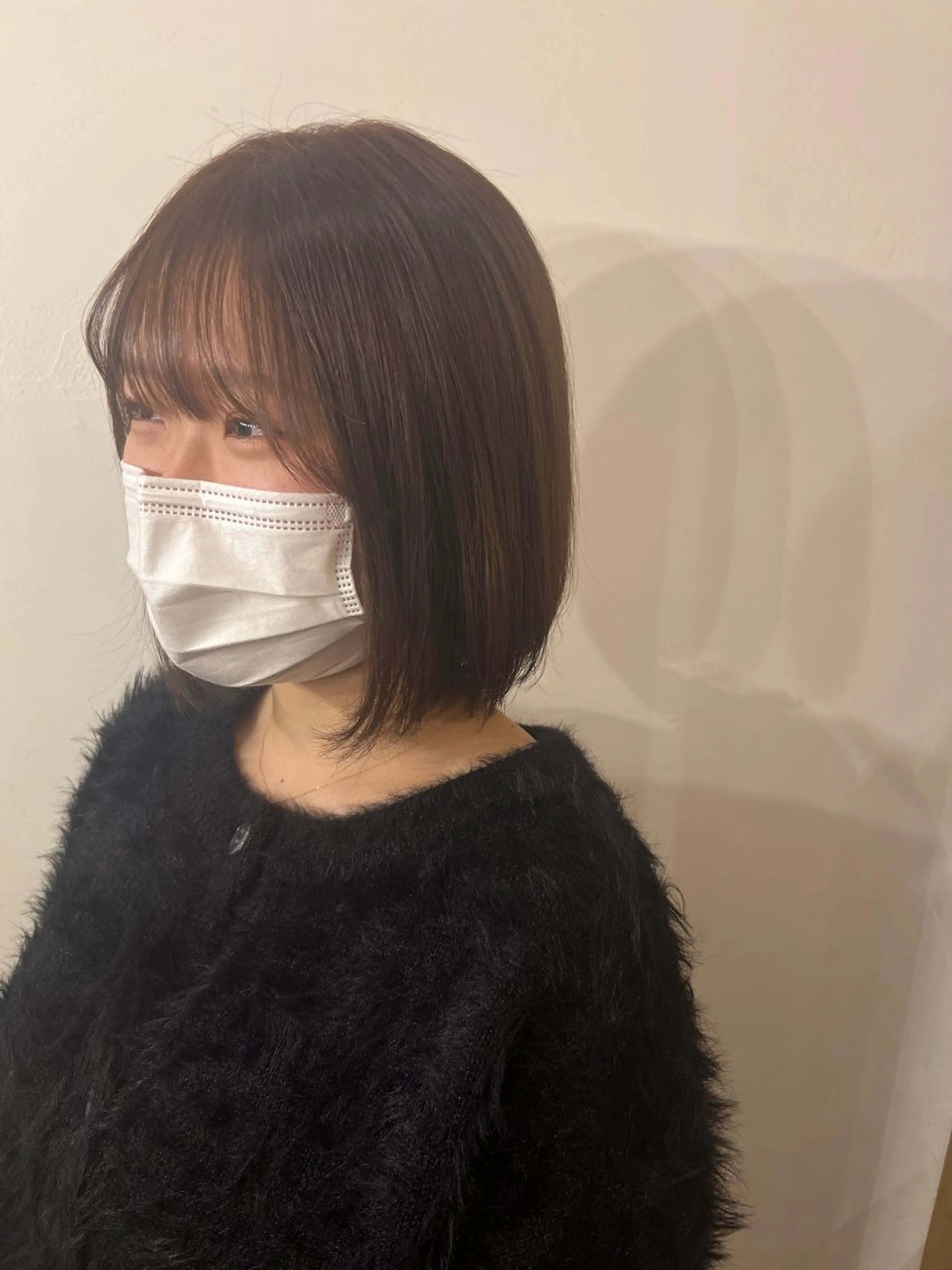 カラー ブラウンカラー ラベンダーカラー 坪井咲姫/ベージュ カラー/暖色カラーのヘアスタイル