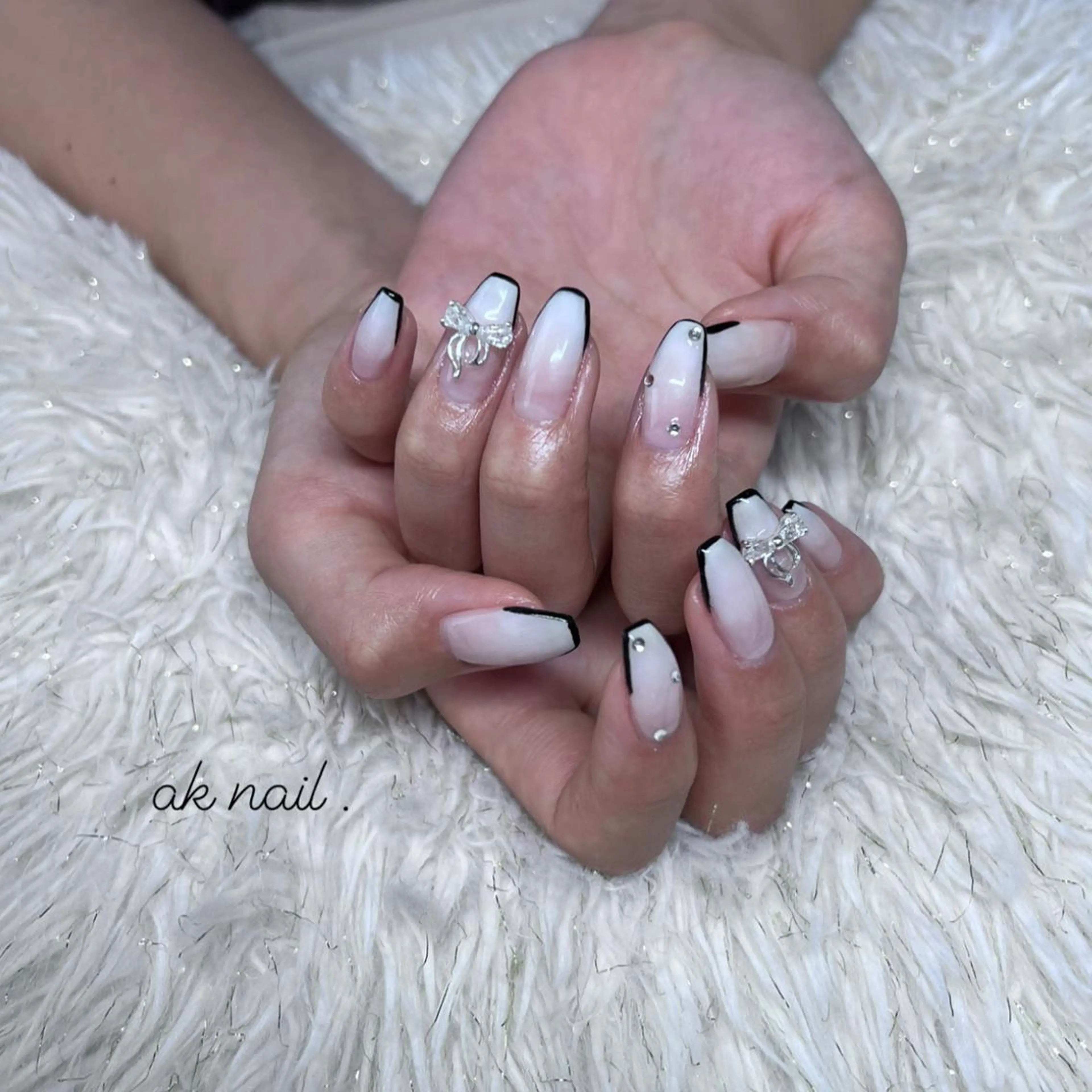ロング ネイル ハンドネイル ak nail .のネイルデザイン