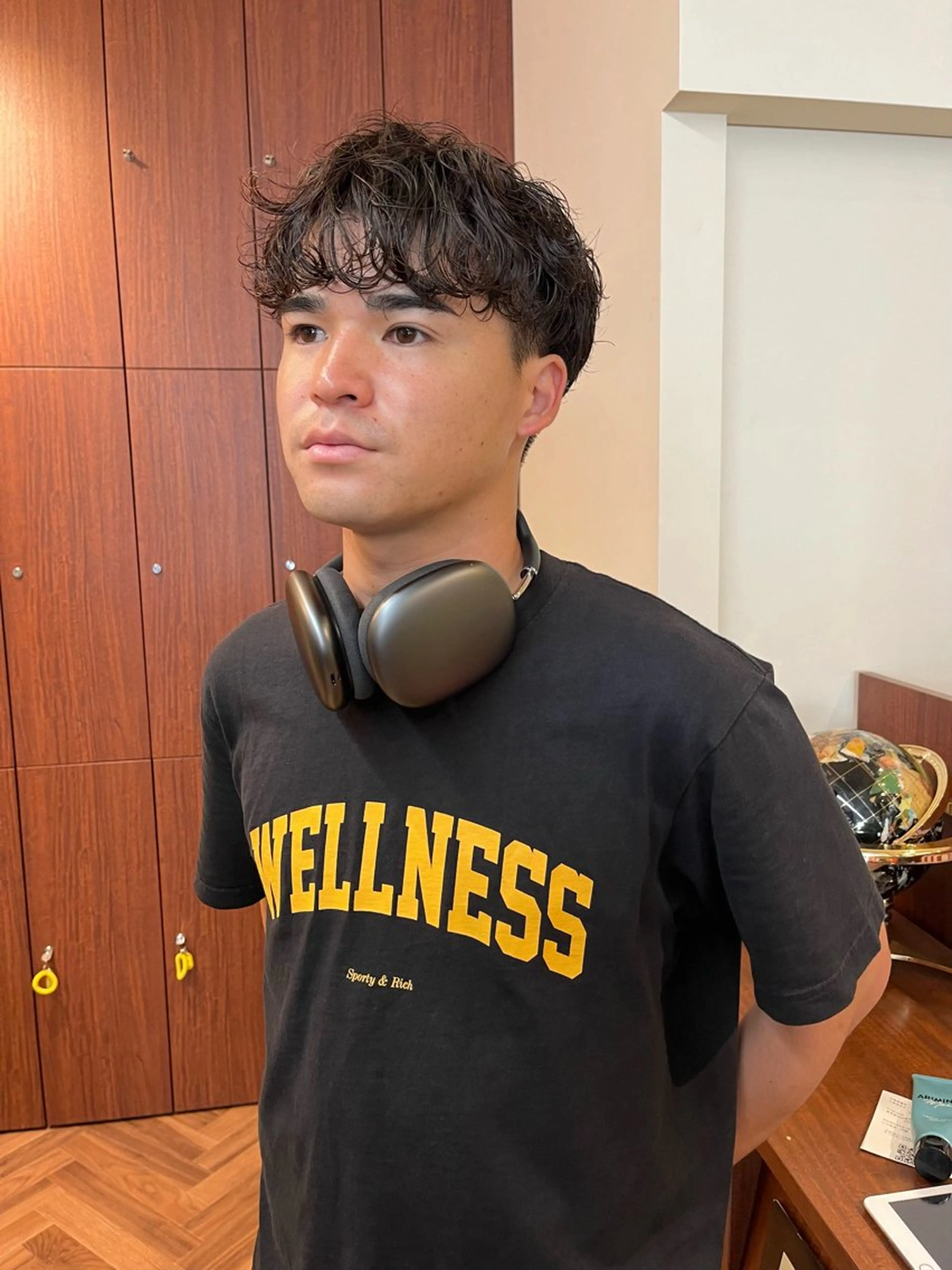 ショート パーマ メンズ メンズパーマ くせ毛 カット パーマ ボブパーマ/パーマ ウルフパーマのヘアスタイル