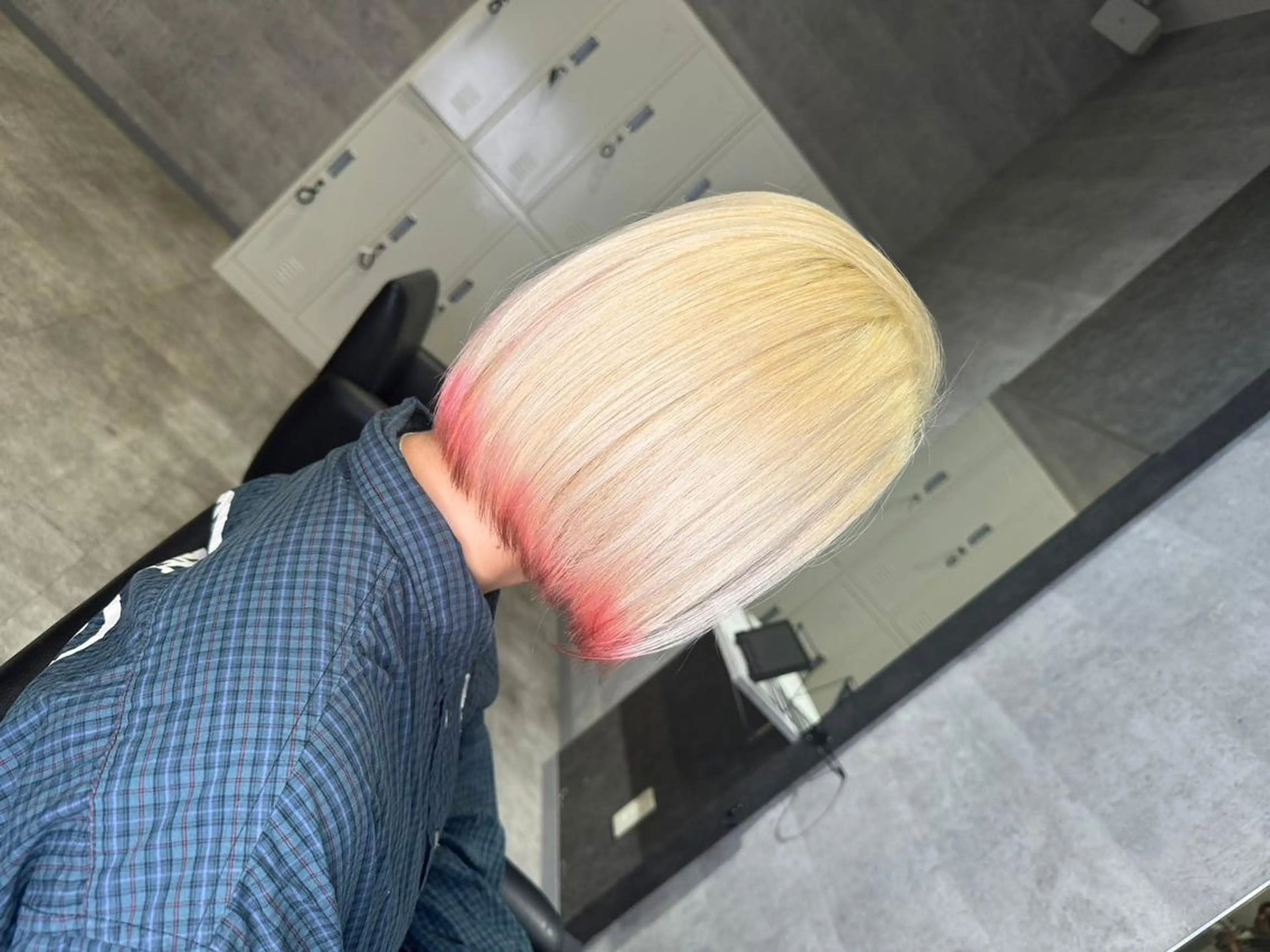 ミディアム 外国人風カラー ハイライト 髪質改善 似合わせカット トリートメント BUCKS【天王寺】 バックス【駅30秒】のヘアスタイル