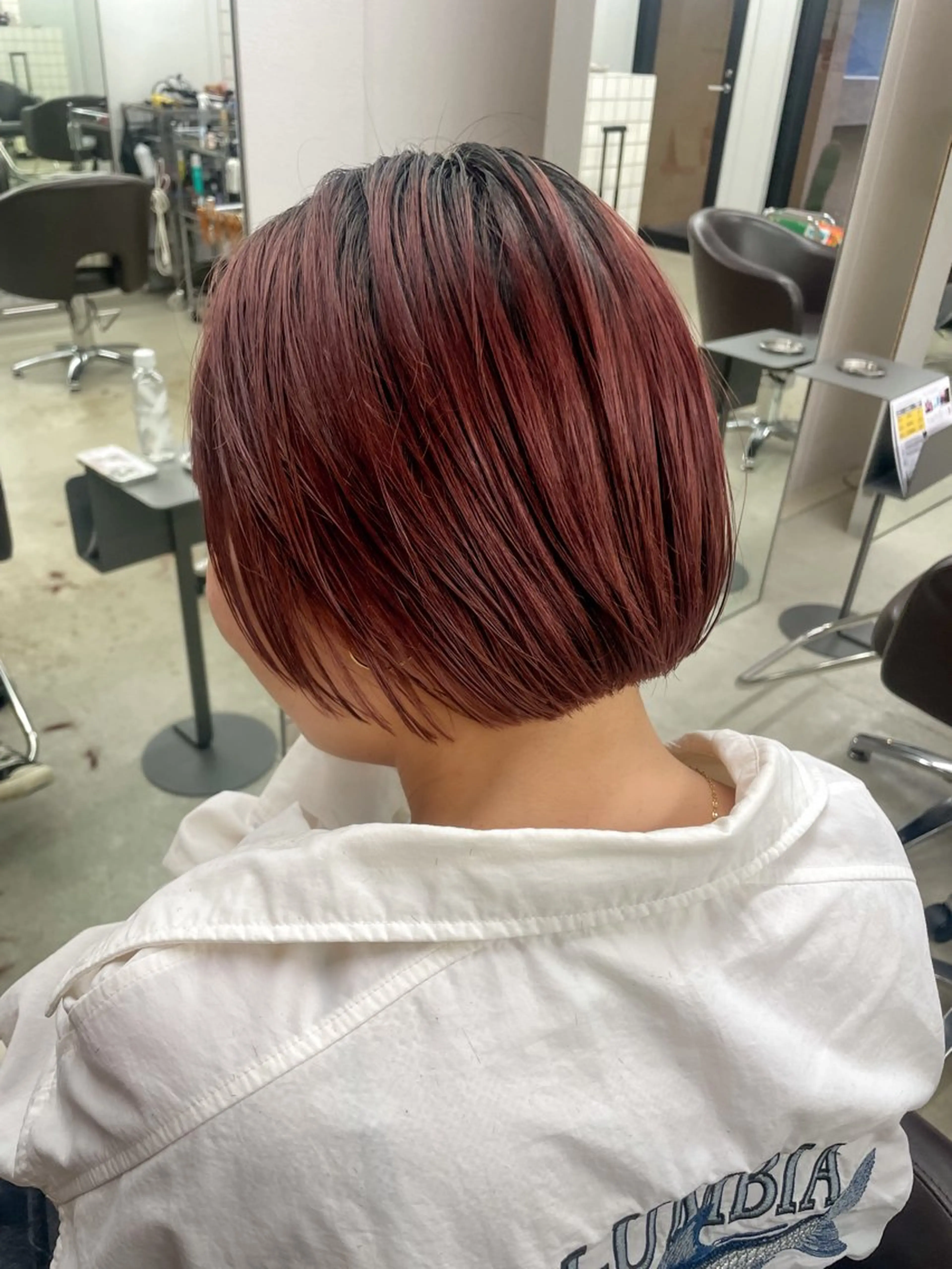 ショート カラー カット ヘアカラー トリートメント 関 京磨のヘアスタイル