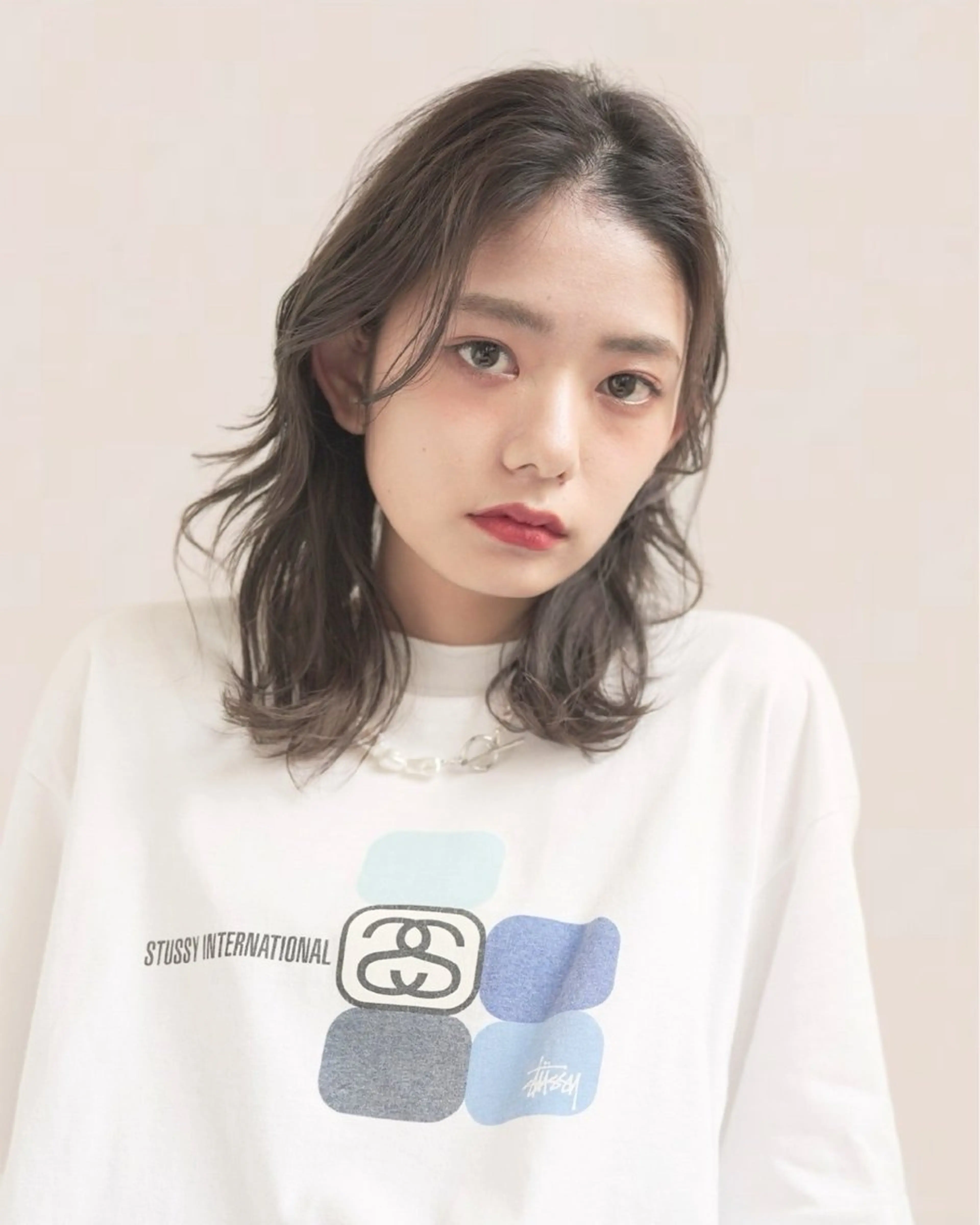 セミロング カラー Joule 建山美友のヘアスタイル