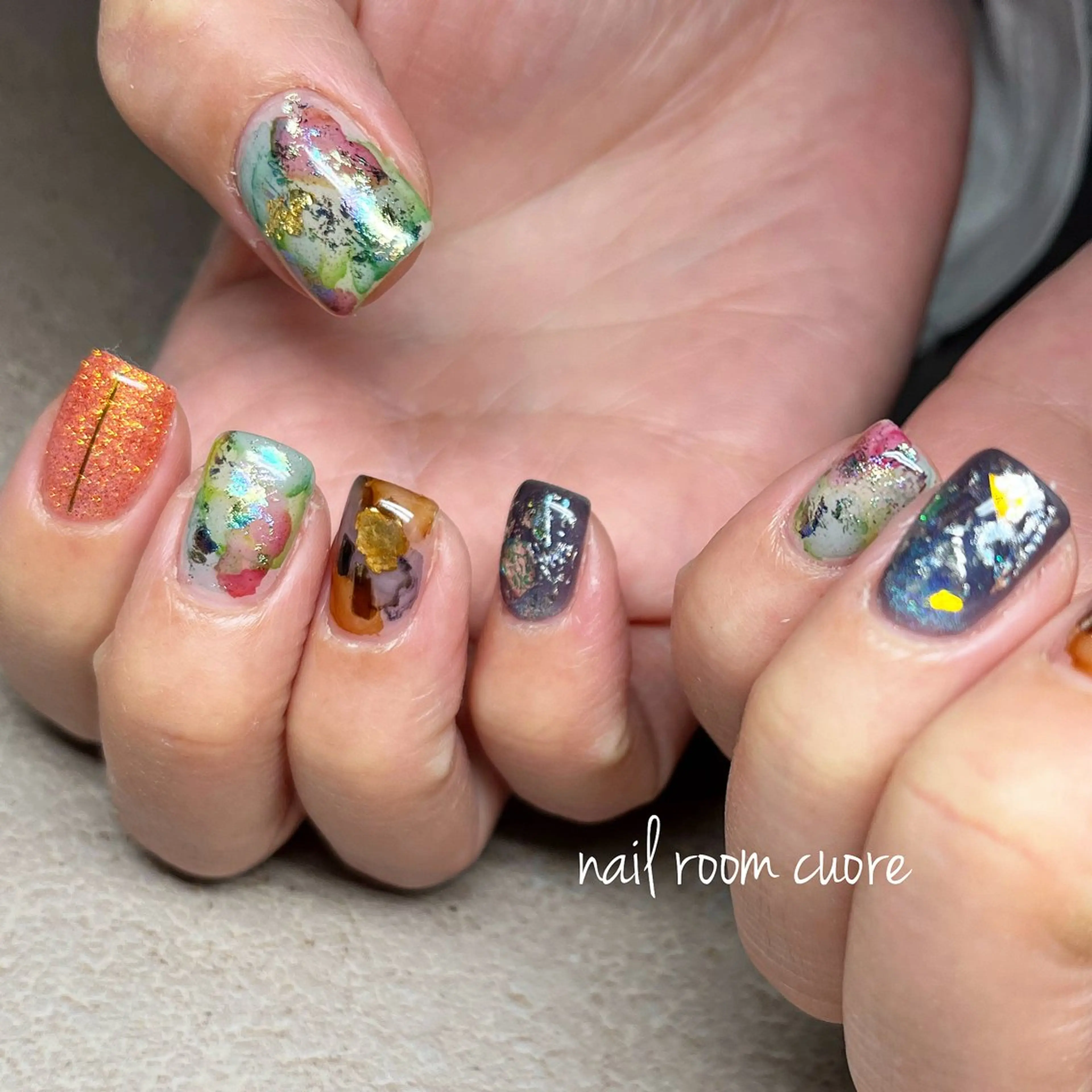 ネイル ハンドネイル nail room  cuore所属・松尾 典子のネイルデザイン