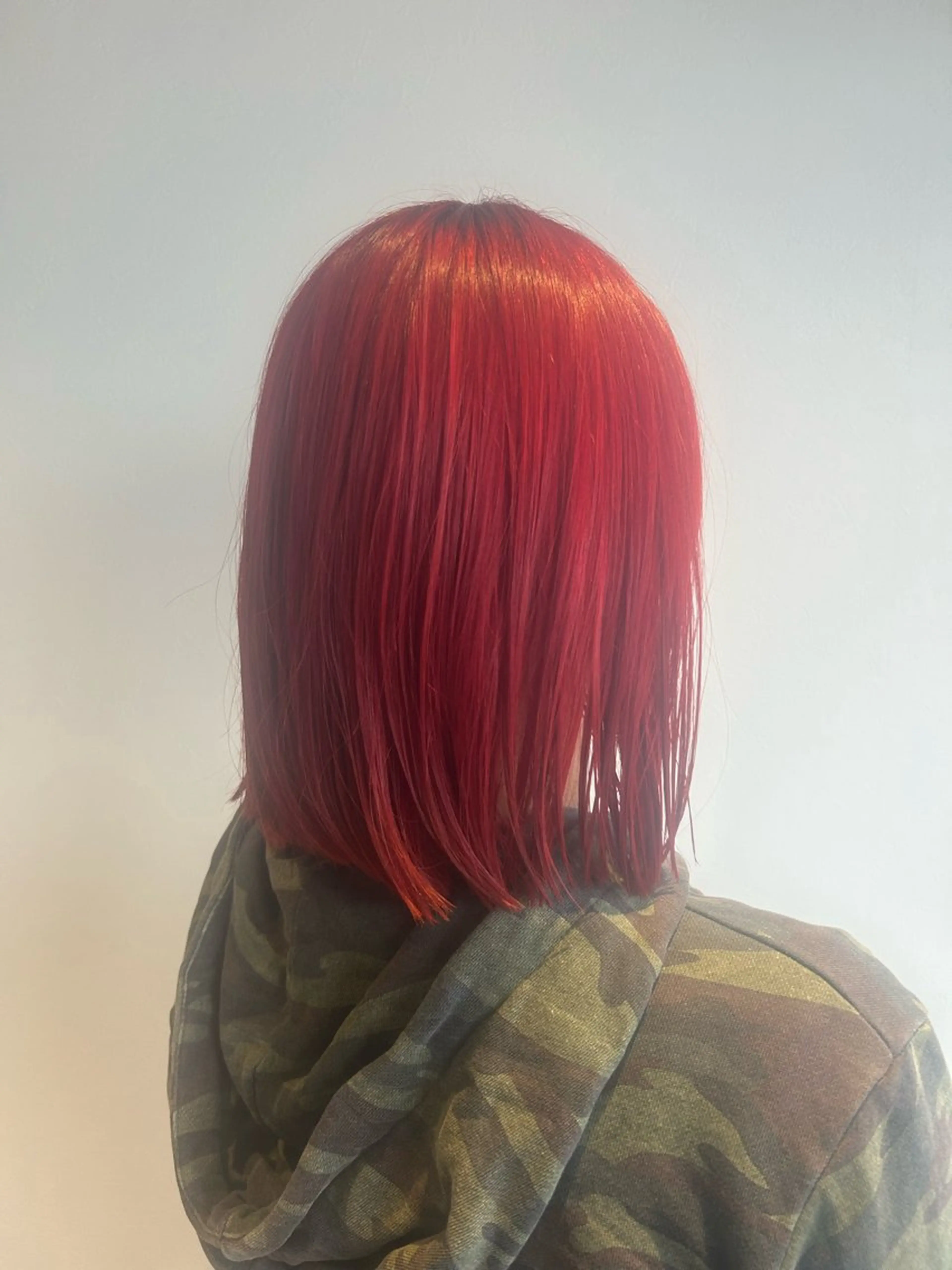 ミディアム カラー レッドカラー HAIR SALON fuugaせんげん台店所属・ブリーチ特化 shouのヘアスタイル