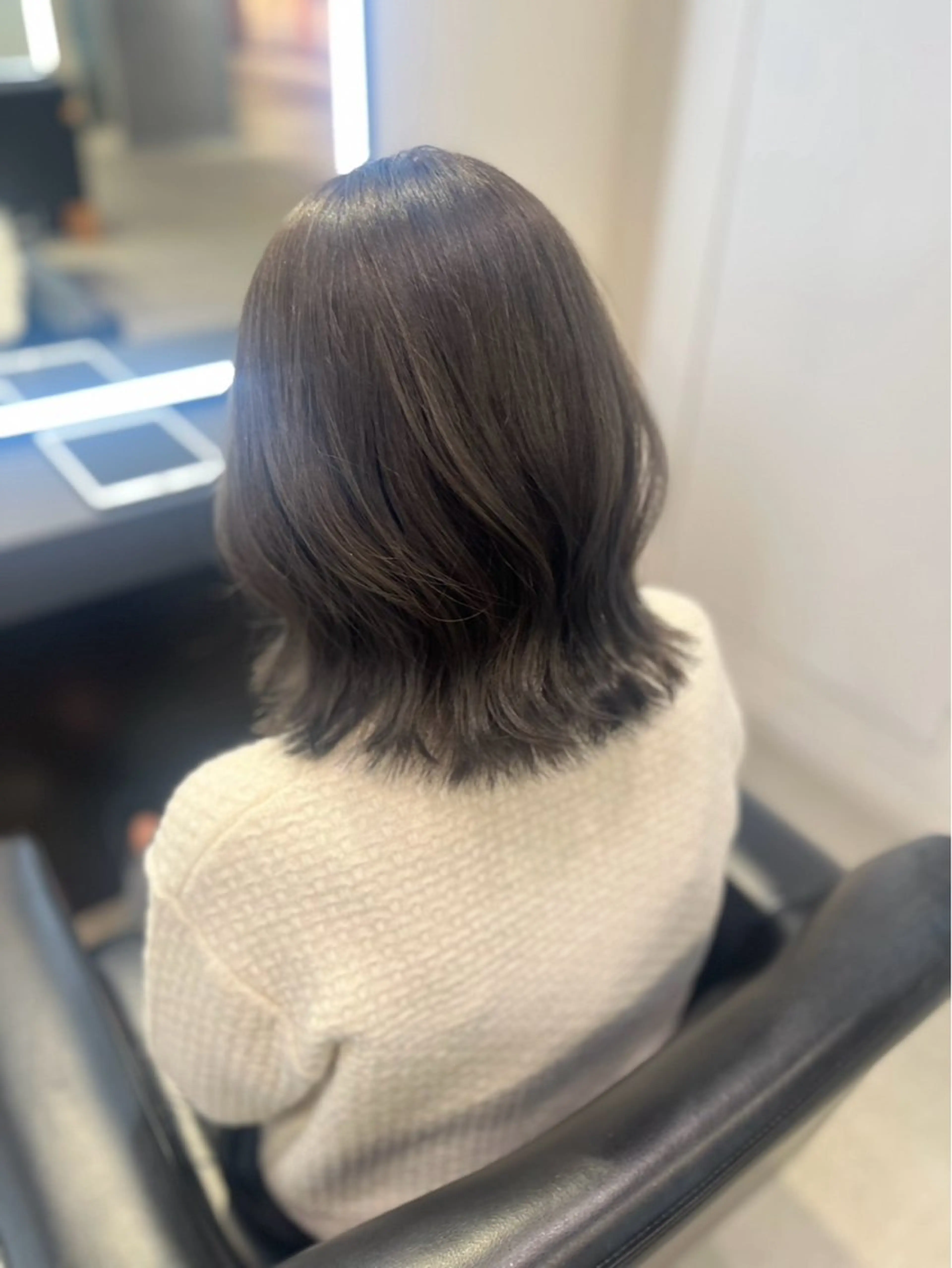 ミディアム 【本陣】カット モデル/朝岡 慧のヘアスタイル