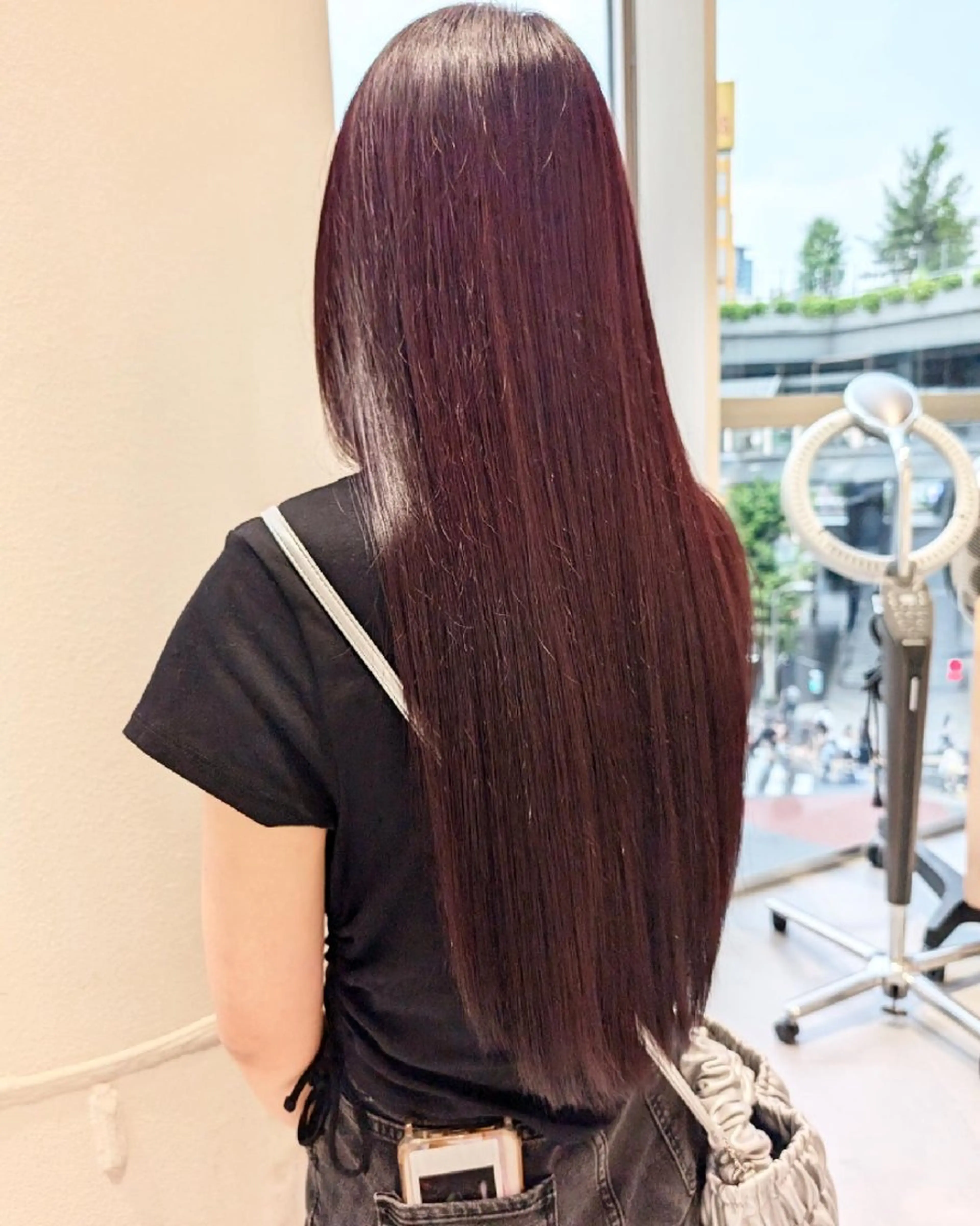 ロング 🫧暖色愛され透明感 🍒カラー千優のヘアスタイル