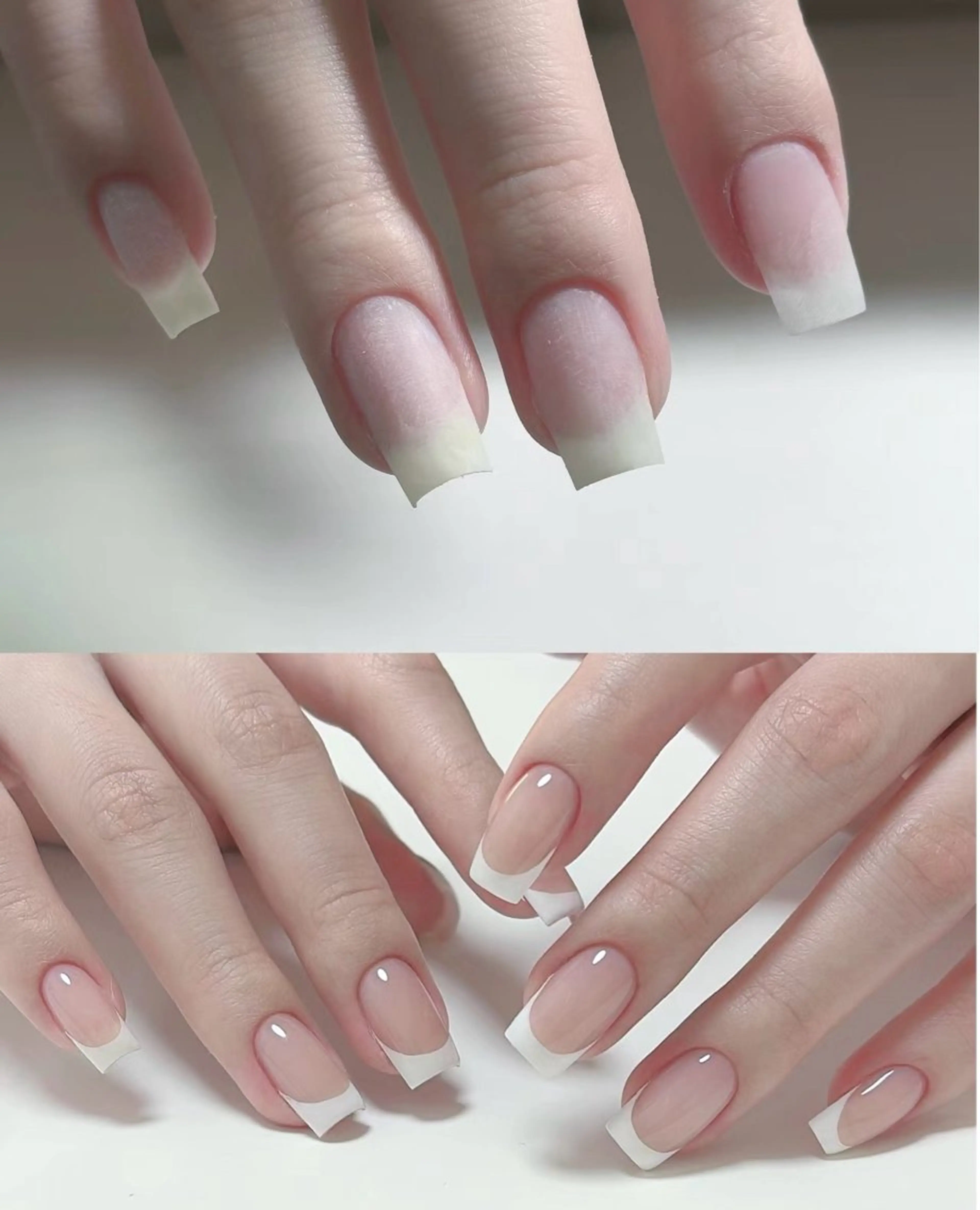 ネイル フレンチネイル シンプルネイル BabyYouMi nailのネイルデザイン