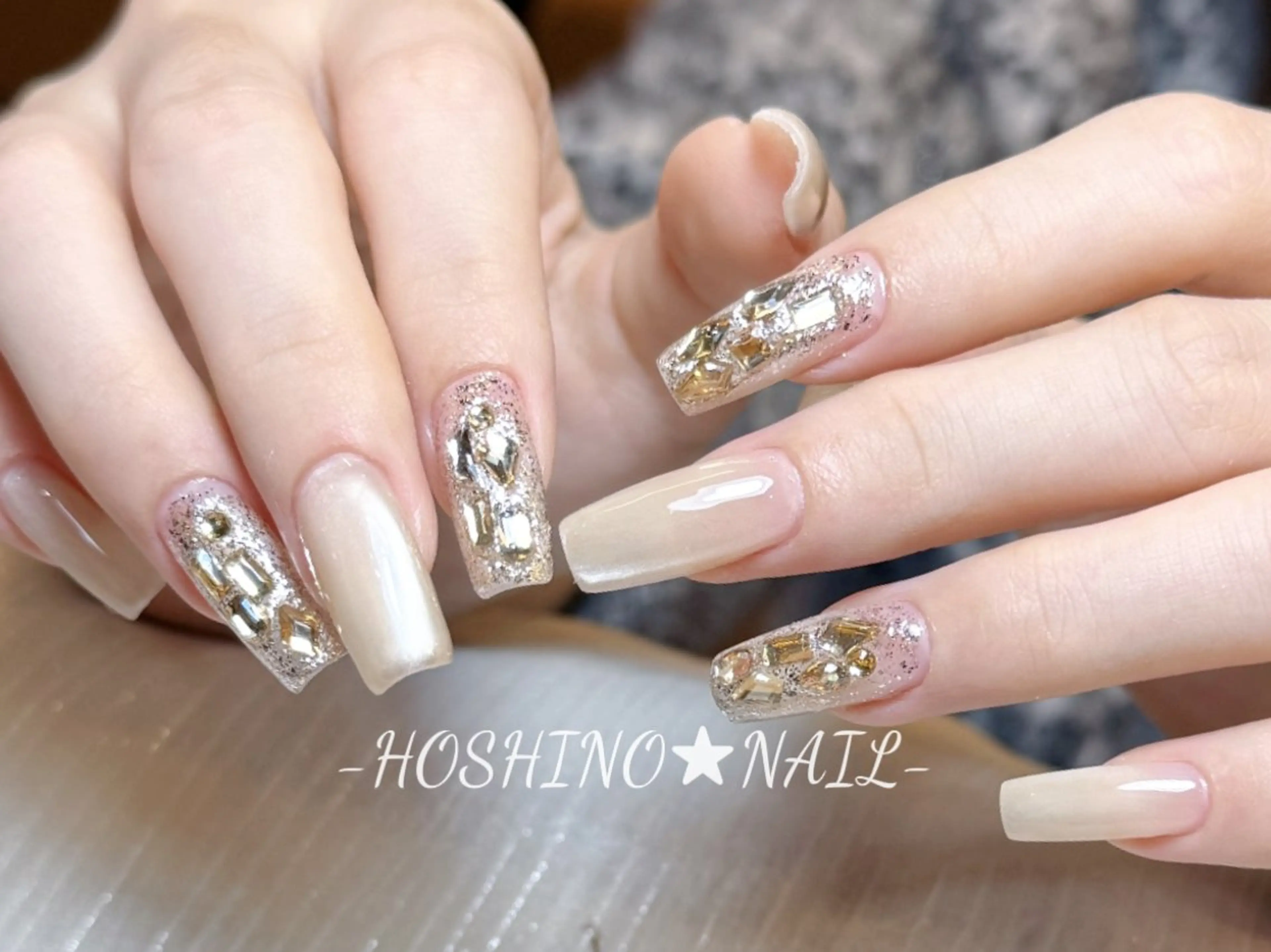 ネイル オーロラネイル チークネイル ドット フットネイル フレンチネイル ハンドネイル ★HOSHINO NAIL★新宿店のネイルデザイン