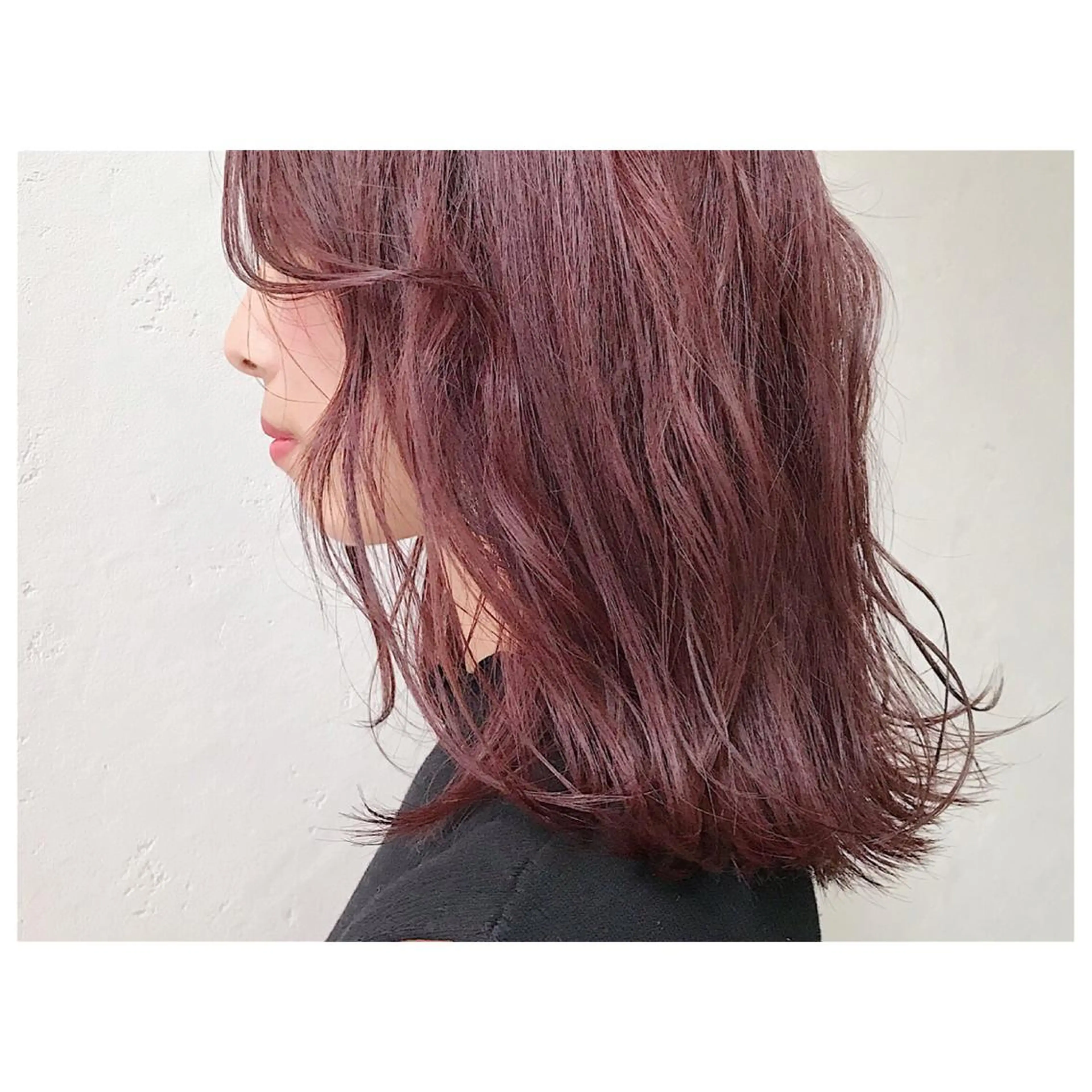 ミディアム カラー パーマ Inity 心斎橋店のヘアスタイル
