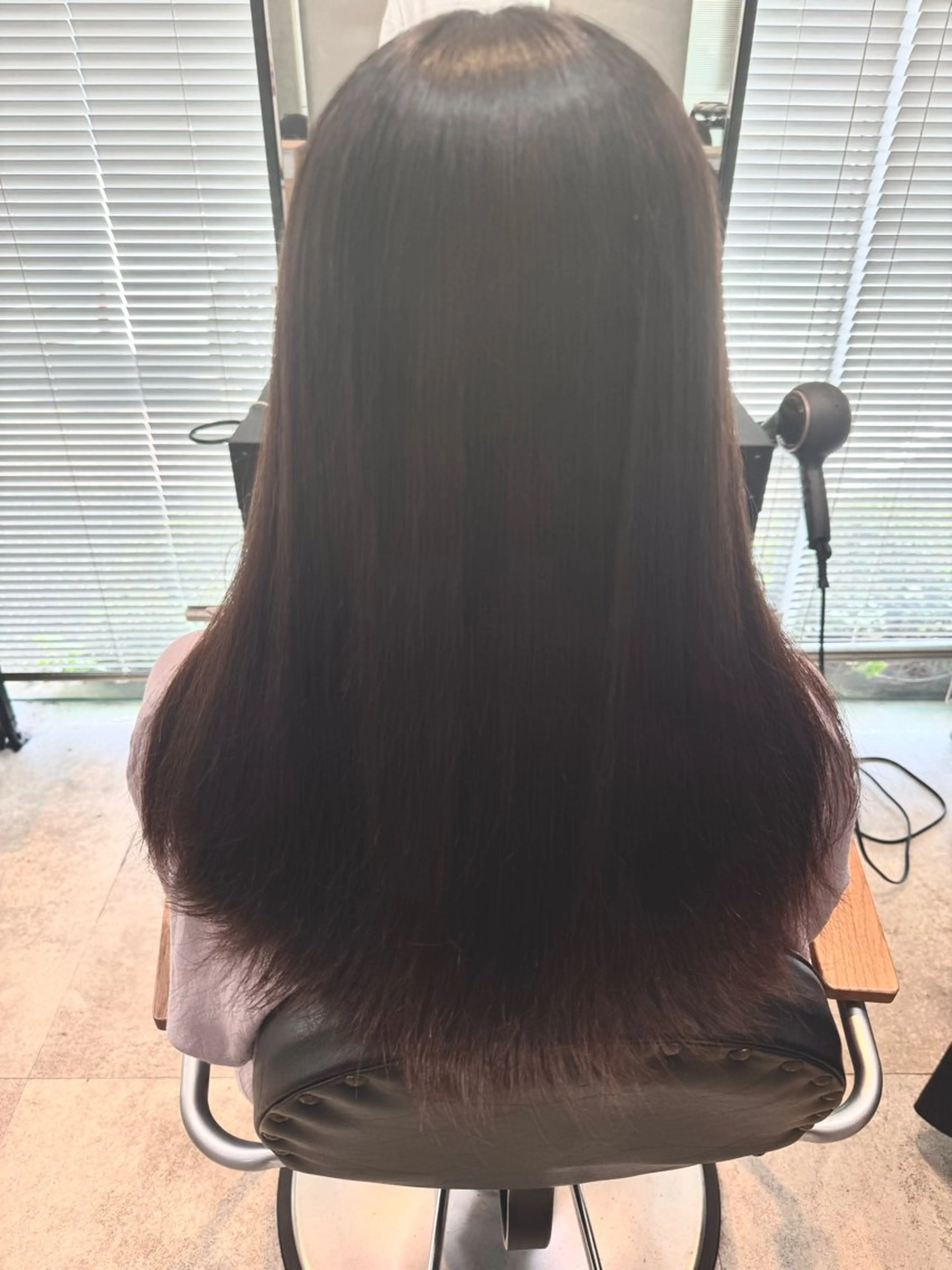 ロング 縮毛矯正 La fith hair ami 高知2号店所属・⭐️La fith hair 谷脇怜⭐️のヘアスタイル