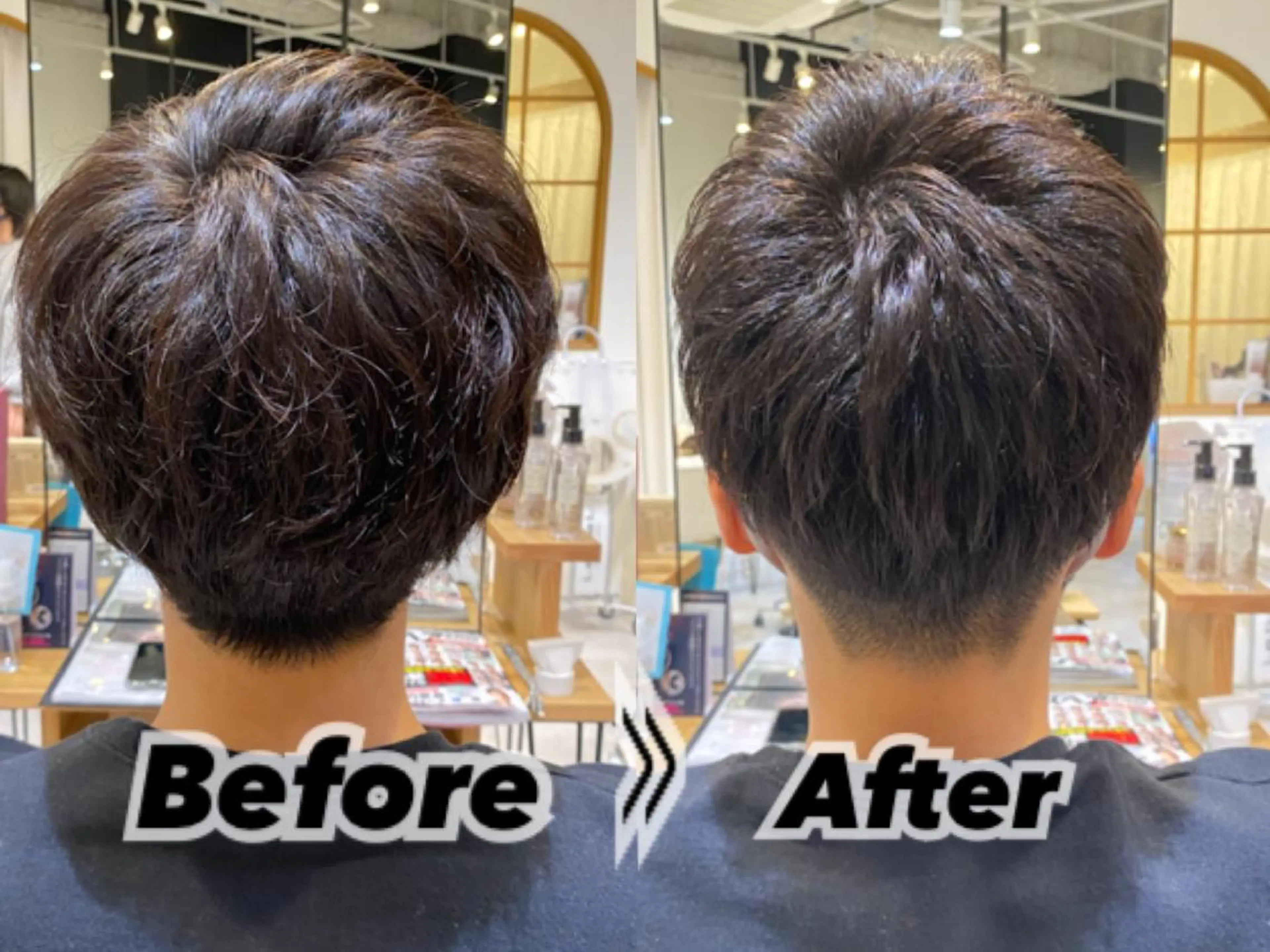 メンズ 刈り上げ 大阪ウルフカット ハッシュカットのヘアスタイル